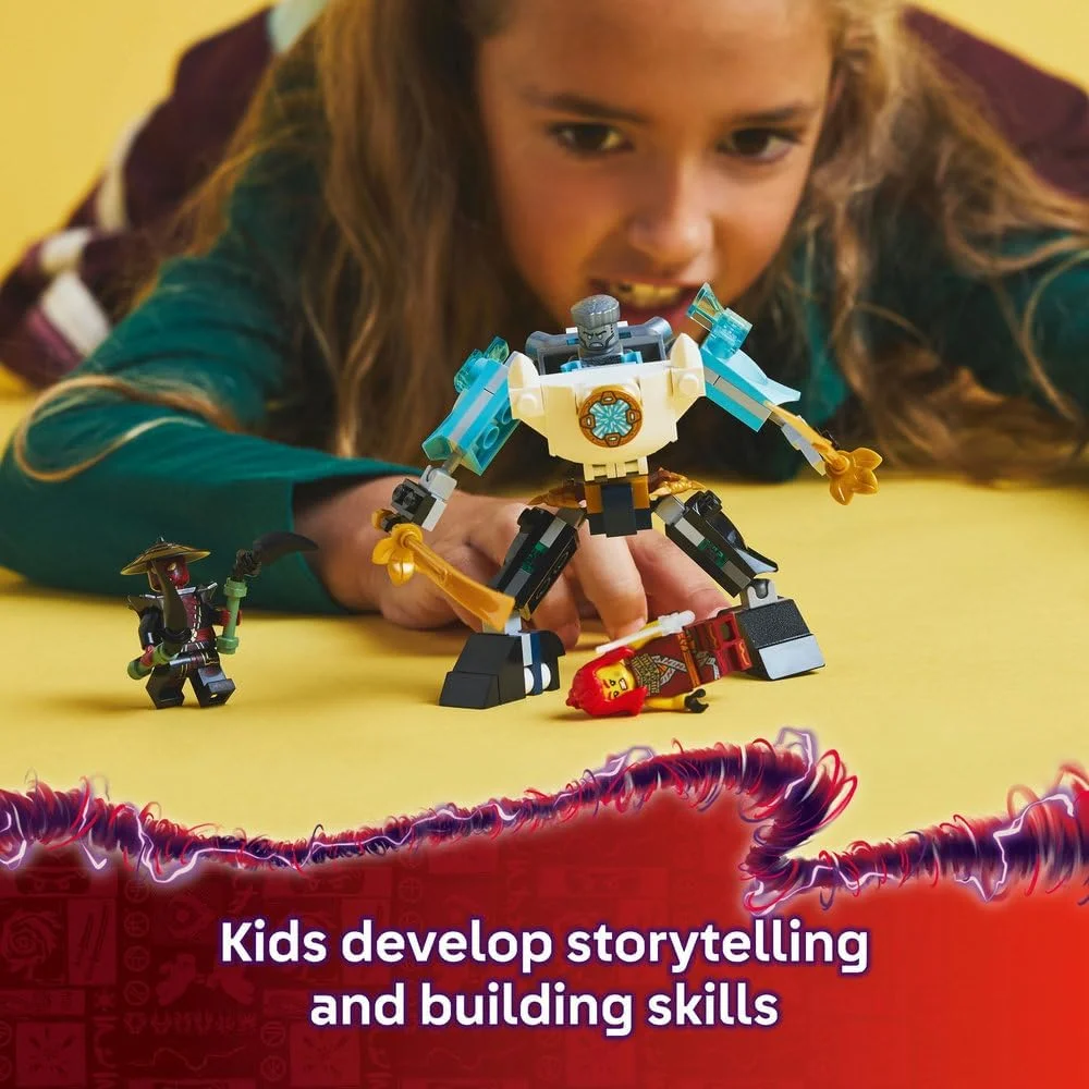 لگو نینجاگو، ربات نبرد زین - اسباب بازی نینجا با 3 مینی فیگور - مجموعه نقش آفرینی Dragons Rising - ایده هدیه تولد برای پسران و دختران 6 سال به بالا 71827 لگو نینجاگو، ربات نبرد زین - اسباب بازی نینجا با 3 مینی فیگور - مجموعه نقش آفرینی Dragons Rising - ایده هدیه تولد برای پسران و دختران 6 سال به بالا 71827