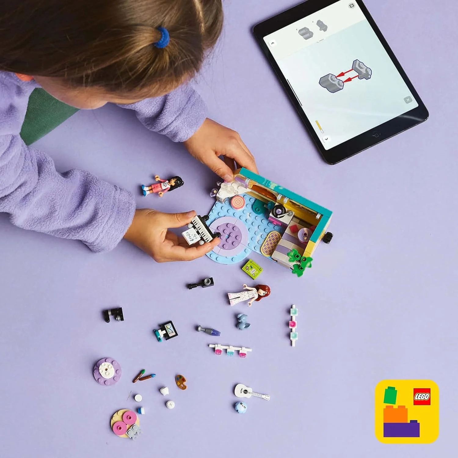 اتاق پیزلی لگو فرندز، مجموعه بازی اتاق خواب برای نقش آفرینی کودکان، هدیه ای برای دختران و پسران 6 سال به بالا، کیت ساختنی تخیلی با 2 مینی عروسک و یک فیگور خرگوش 42647 اتاق پیزلی لگو فرندز، مجموعه بازی اتاق خواب برای نقش آفرینی کودکان، هدیه ای برای دختران و پسران 6 سال به بالا، کیت ساختنی تخیلی با 2 مینی عروسک و یک فیگور خرگوش 42647