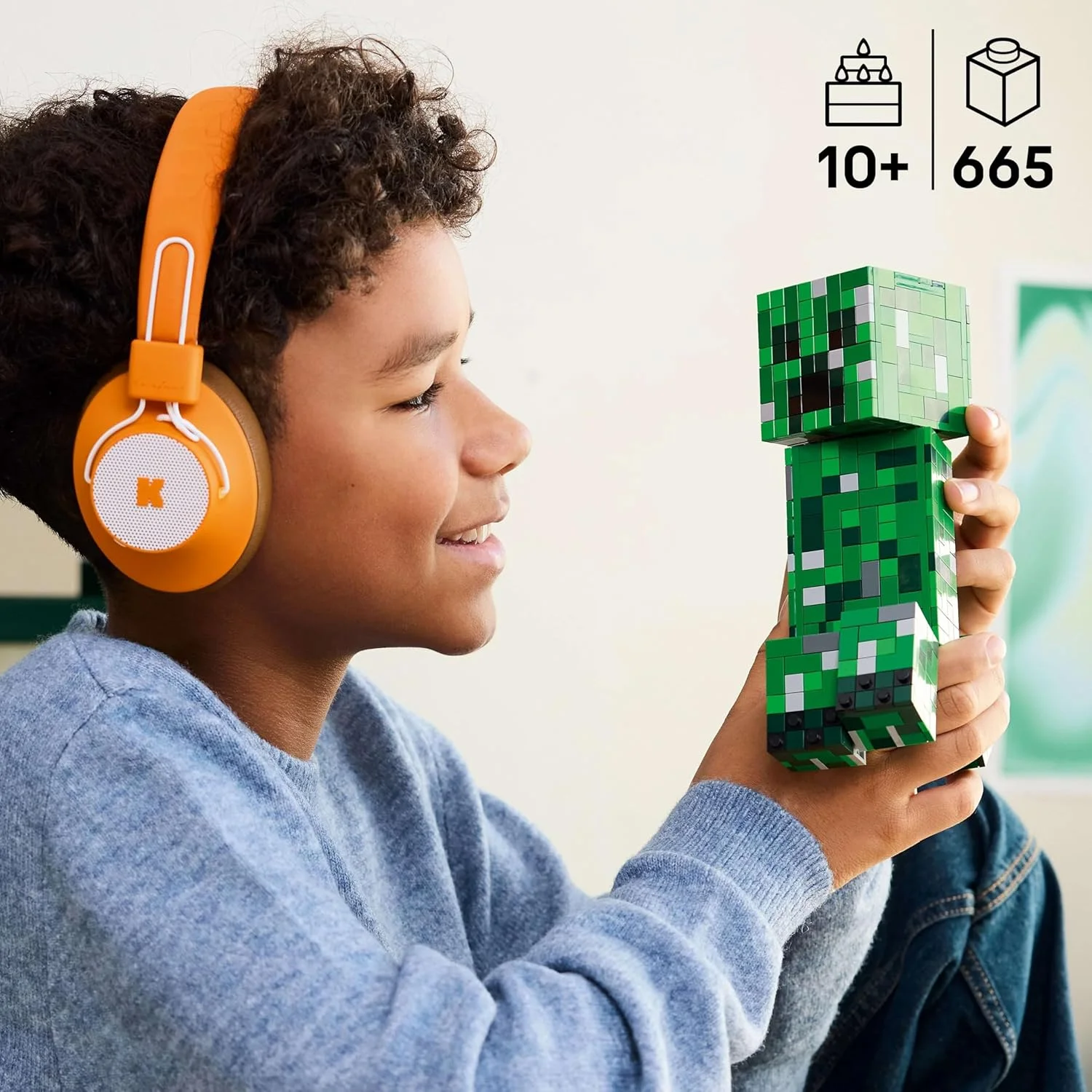 لگو Minecraft اسباب بازی کریپر - فیگور موبایل قابل تنظیم شامل یک محفظه مخفی با یک خوک و عنصر TNT - مجموعه ساختمانی برای پسران، دختران و طرفداران بازی های 10+ ساله - 21276 لگو Minecraft اسباب بازی کریپر - فیگور موبایل قابل تنظیم شامل یک محفظه مخفی با یک خوک و عنصر TNT - مجموعه ساختمانی برای پسران، دختران و طرفداران بازی های 10+ ساله - 21276