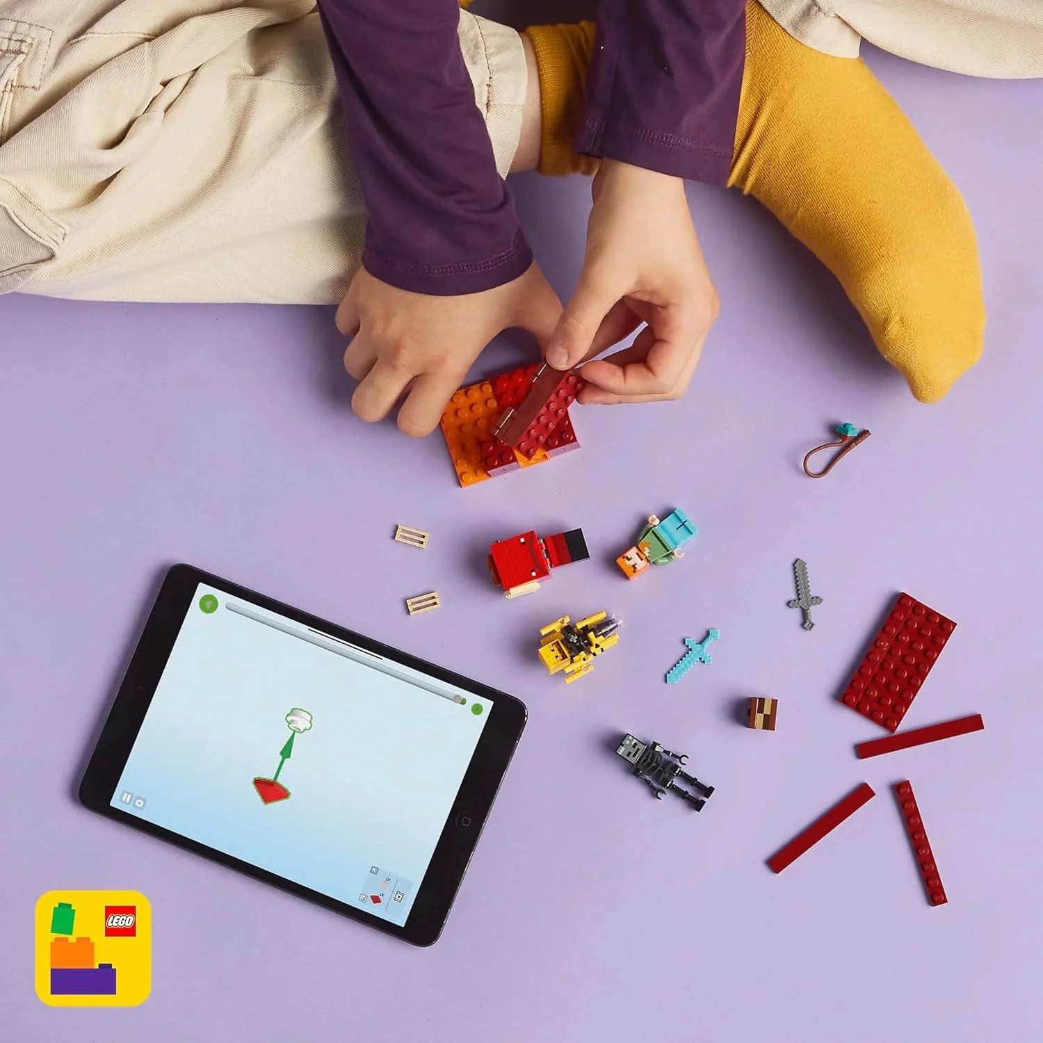 لگو ماینکرافت نبرد گدازه ندر، مجموعه اسباب بازی ساختنی با فیگور الکس، به همراه ماب ها شامل اسکلت ویتر، بلیز و استرایدر - هدیه تولد برای پسران، دختران و گیمر های 6 سال به بالا 21266 لگو ماینکرافت نبرد گدازه ندر، مجموعه اسباب بازی ساختنی با فیگور الکس، به همراه ماب ها شامل اسکلت ویتر، بلیز و استرایدر - هدیه تولد برای پسران، دختران و گیمر های 6 سال به بالا 21266