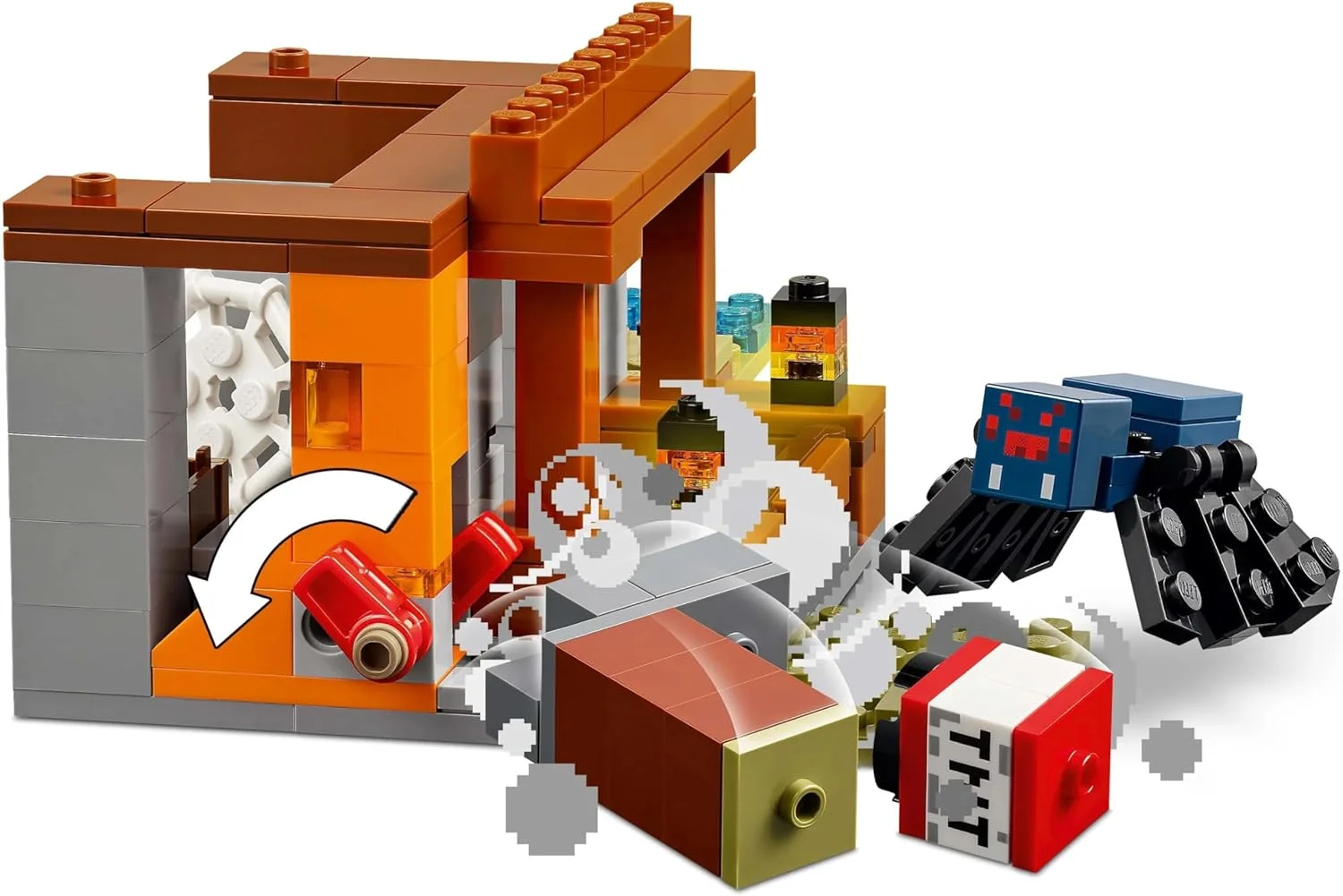 لگو ماینکرافت مجموعه اکتشاف معدن آرمادیلو - اسباب بازی ساختنی برای دختران و پسران 8 سال به بالا، با فیگورهای عنکبوت غار و گرگ برای بازی خیالی - ایده هدیه تولد 21269 لگو ماینکرافت مجموعه اکتشاف معدن آرمادیلو - اسباب بازی ساختنی برای دختران و پسران 8 سال به بالا، با فیگورهای عنکبوت غار و گرگ برای بازی خیالی - ایده هدیه تولد 21269