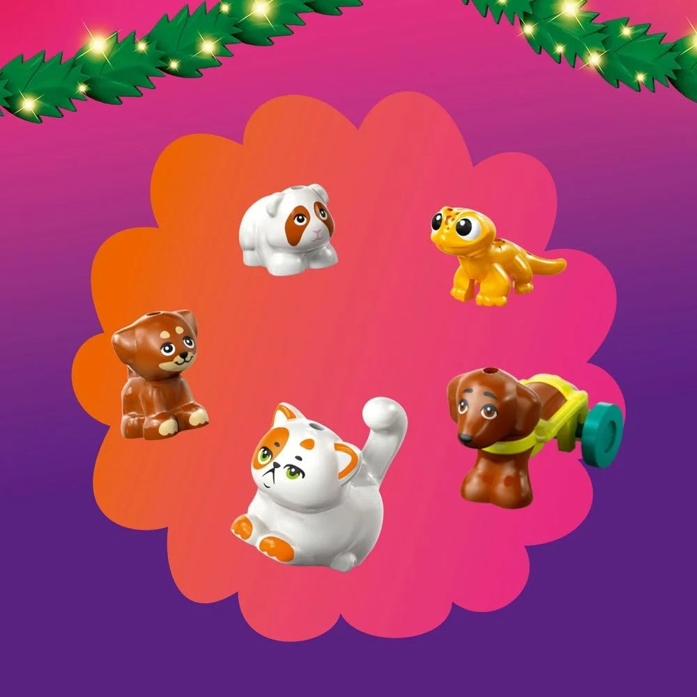 تقویم ظهور لگو فرندز 2025 برای دختران 6+ ساله - اسباب بازی های شمارش معکوس کریسمس با 24 سورپرایز شامل 5 مینی عروسک، 5 فیگور حیوانات خانگی و لوازم جانبی زیبا - 42668 تقویم ظهور لگو فرندز 2025 برای دختران 6+ ساله - اسباب بازی های شمارش معکوس کریسمس با 24 سورپرایز شامل 5 مینی عروسک، 5 فیگور حیوانات خانگی و لوازم جانبی زیبا - 42668