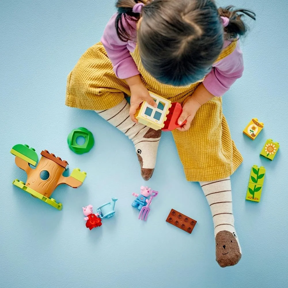 اسباب بازی خانه درختی و باغ LEGO DUPLO Peppa Pig، شامل 2 فیگور، اسباب بازی های آموزشی برای کودکان نوپا 2 سال به بالا، ایده هدیه تولد 10431 اسباب بازی خانه درختی و باغ LEGO DUPLO Peppa Pig، شامل 2 فیگور، اسباب بازی های آموزشی برای کودکان نوپا 2 سال به بالا، ایده هدیه تولد 10431