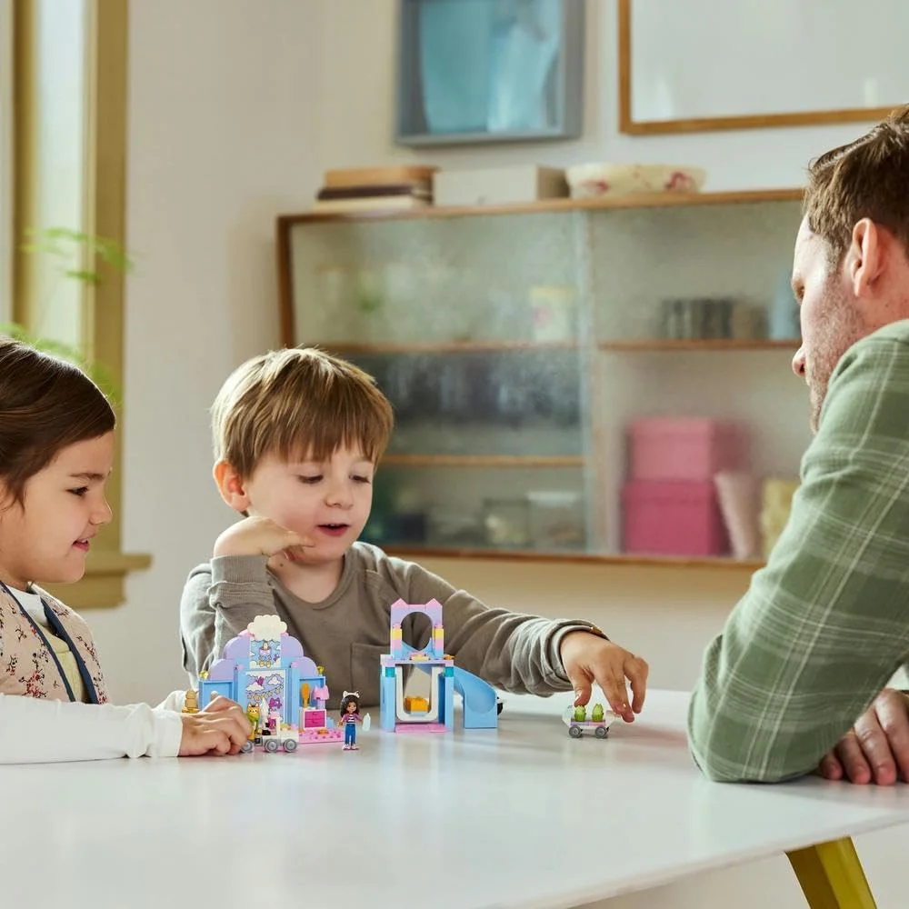 لگو خانه عروسکی گابی، ست گوش گربه ای مراقبت از بچه گربه گابی، مجموعه بازی حیوانات برای کودکان، اسباب بازی نقش آفرینی برای دختران و پسران 4 سال به بالا، با سرسره و فیگور، هدیه تولد برای کودکان 10796