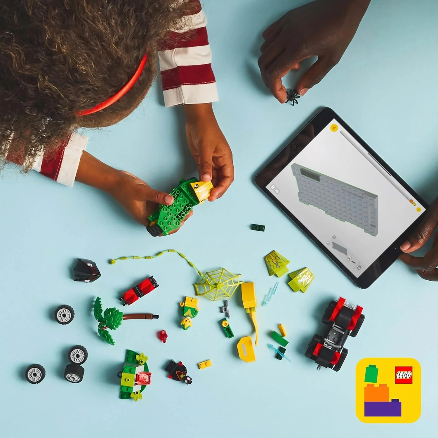 لگو مارول، ست تعقیب و گریز خودروی دایناسوری اسپین و الکترو، اسباب بازی ساختنی خلاقانه با ماشین قهرمان فوق العاده، هدیه ای برای پسران، دختران و طرفداران 4 سال به بالا از نمایش Spidey and His Amazing Friends 11198 لگو مارول، ست تعقیب و گریز خودروی دایناسوری اسپین و الکترو، اسباب بازی ساختنی خلاقانه با ماشین قهرمان فوق العاده، هدیه ای برای پسران، دختران و طرفداران 4 سال به بالا از نمایش Spidey and His Amazing Friends 11198