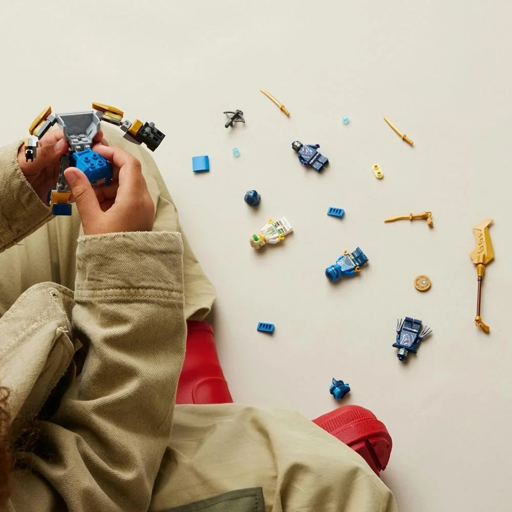 مجموعه نبرد ربات جِی لگو نینجاگو، اسباب بازی اکشن فیگور برای پسران، دختران و کودکان 6 سال به بالا، مجموعه Dragons Rising با مینی فیگور شخصیت نینجا جِی برای سرگرمی نقش آفرینی، ایده هدیه کوچک 71805