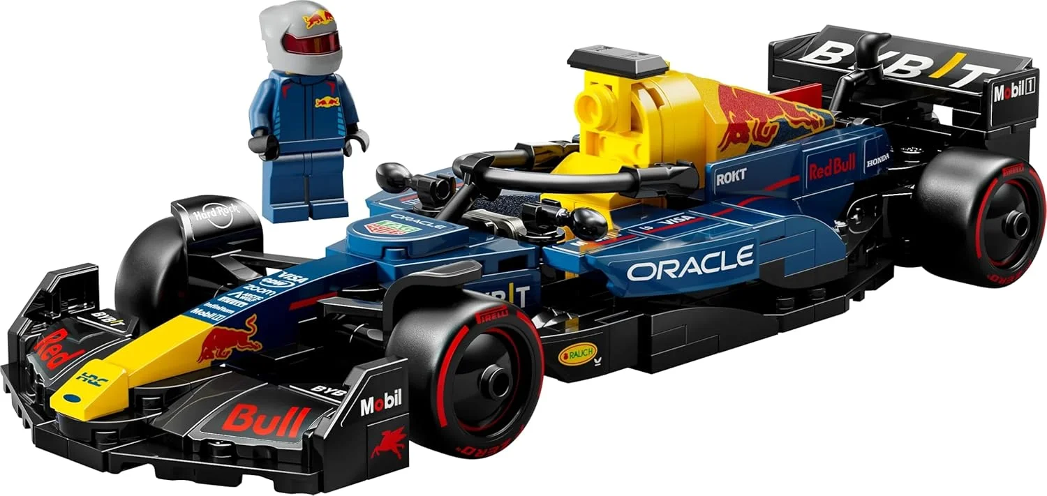 مدل ماشین مسابقه ای فرمول 1 LEGO Speed Champions Oracle Red Bull Racing RB20 به همراه مینی فیگور راننده فرمول 1 کلکسیونی - مجموعه نمایشی برای طرفداران بزرگسال موتوراسپورت و مسابقات 77243