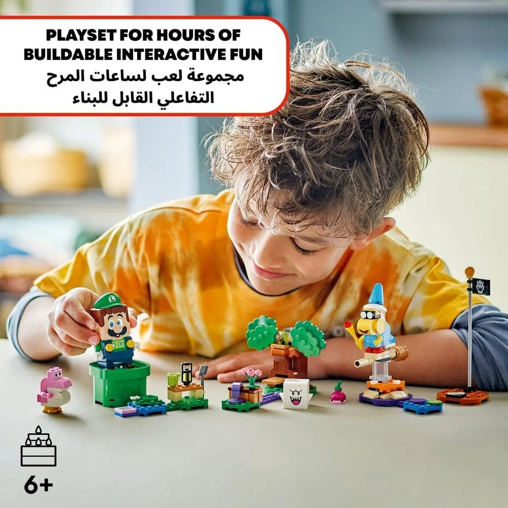 لگو سوپر ماریو ماجراجویی با لگو لوئیجی تعاملی، هدیه نینتندو برای پسران، دختران و گیمرهای 6 سال به بالا، مجموعه بازی باغ برای کودکان، با فیگور یوشی صورتی، 71440 لگو سوپر ماریو ماجراجویی با لگو لوئیجی تعاملی، هدیه نینتندو برای پسران، دختران و گیمرهای 6 سال به بالا، مجموعه بازی باغ برای کودکان، با فیگور یوشی صورتی، 71440