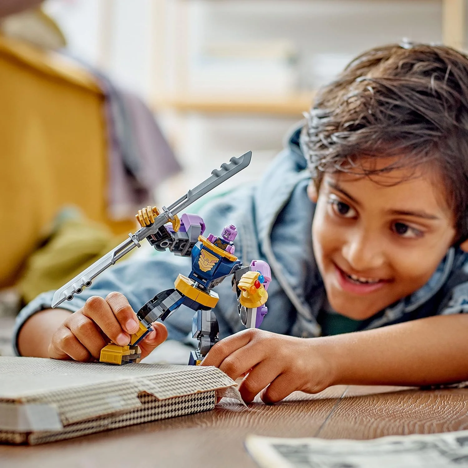 لگو مارول، زره مکانیکی تانوس 76242، مجموعه فیگور اکشن انتقام جویان، اسباب بازی ساختنی با دستکش و سنگ های ابدیت، هدیه کلکسیونی ابرقهرمانی برای پسران و دختران بالای 6 سال لگو مارول، زره مکانیکی تانوس 76242، مجموعه فیگور اکشن انتقام جویان، اسباب بازی ساختنی با دستکش و سنگ های ابدیت، هدیه کلکسیونی ابرقهرمانی برای پسران و دختران بالای 6 سال