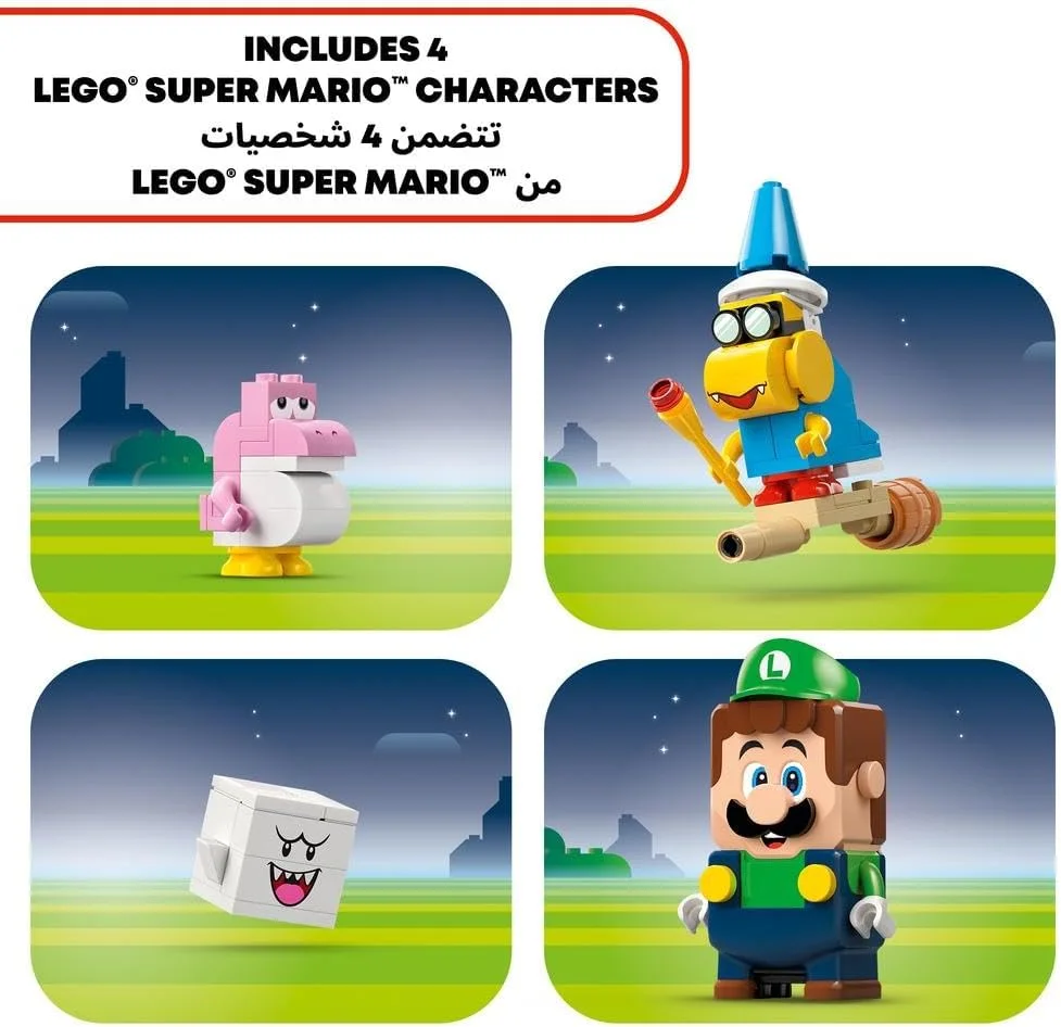 لگو سوپر ماریو ماجراجویی با لگو لوئیجی تعاملی، هدیه نینتندو برای پسران، دختران و گیمرهای 6 سال به بالا، مجموعه بازی باغ برای کودکان، با فیگور یوشی صورتی، 71440 لگو سوپر ماریو ماجراجویی با لگو لوئیجی تعاملی، هدیه نینتندو برای پسران، دختران و گیمرهای 6 سال به بالا، مجموعه بازی باغ برای کودکان، با فیگور یوشی صورتی، 71440