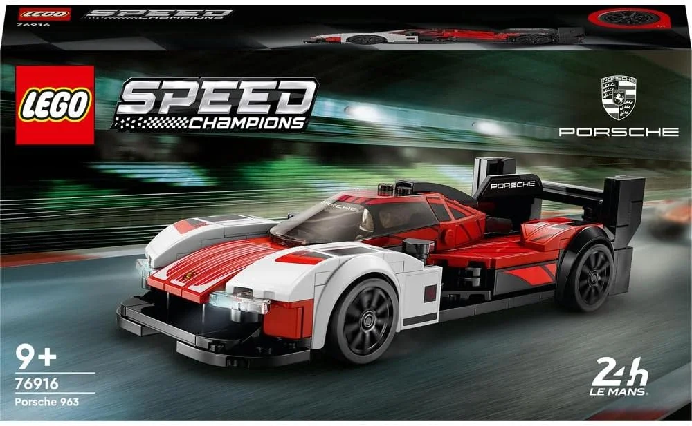 لگو 76916 Speed Champions پورشه 963، مدل ماشین مسابقه ای، اسباب بازی ماشین مسابقه ای برای کودکان، مجموعه کلکسیونی 2023 به همراه مینی فیگور راننده لگو 76916 Speed Champions پورشه 963، مدل ماشین مسابقه ای، اسباب بازی ماشین مسابقه ای برای کودکان، مجموعه کلکسیونی 2023 به همراه مینی فیگور راننده