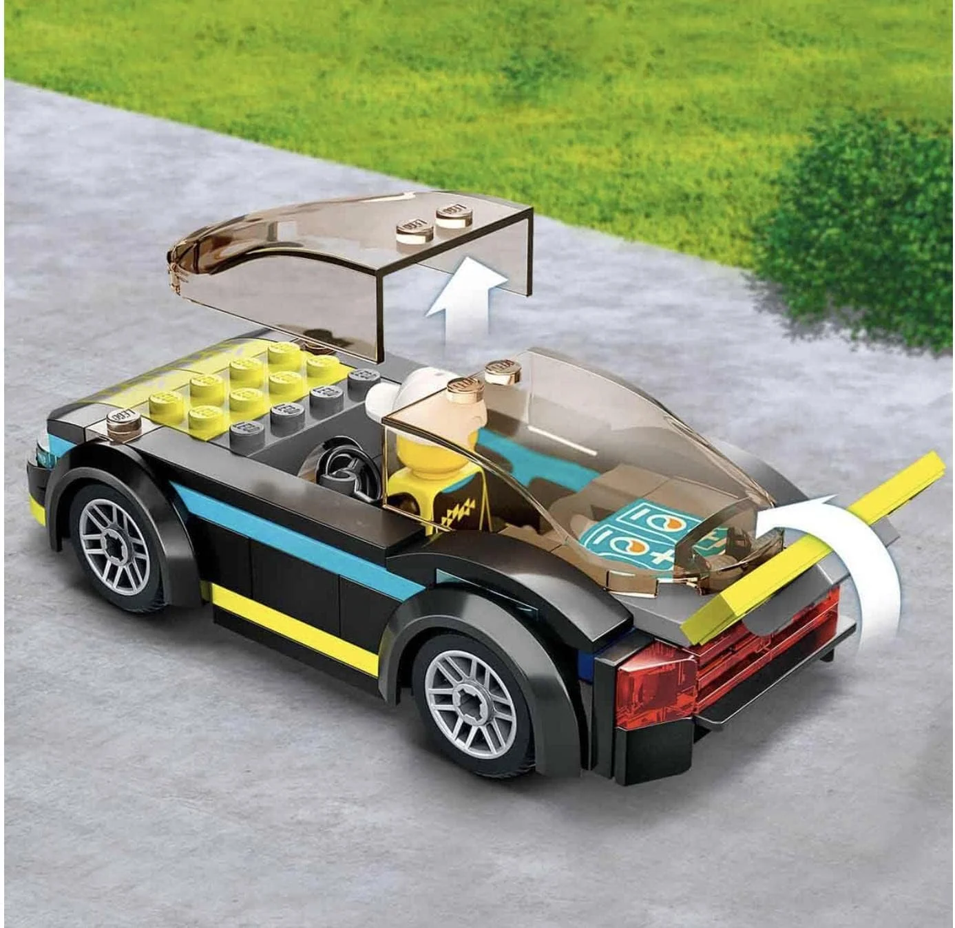 لگو 60383 City ماشین اسپرت الکتریکی، اسباب بازی برای پسران و دختران 5 سال به بالا، ست ماشین مسابقه برای کودکان به همراه مینی فیگور راننده مسابقه، اسباب بازی های ساختنی لگو 60383 City ماشین اسپرت الکتریکی، اسباب بازی برای پسران و دختران 5 سال به بالا، ست ماشین مسابقه برای کودکان به همراه مینی فیگور راننده مسابقه، اسباب بازی های ساختنی