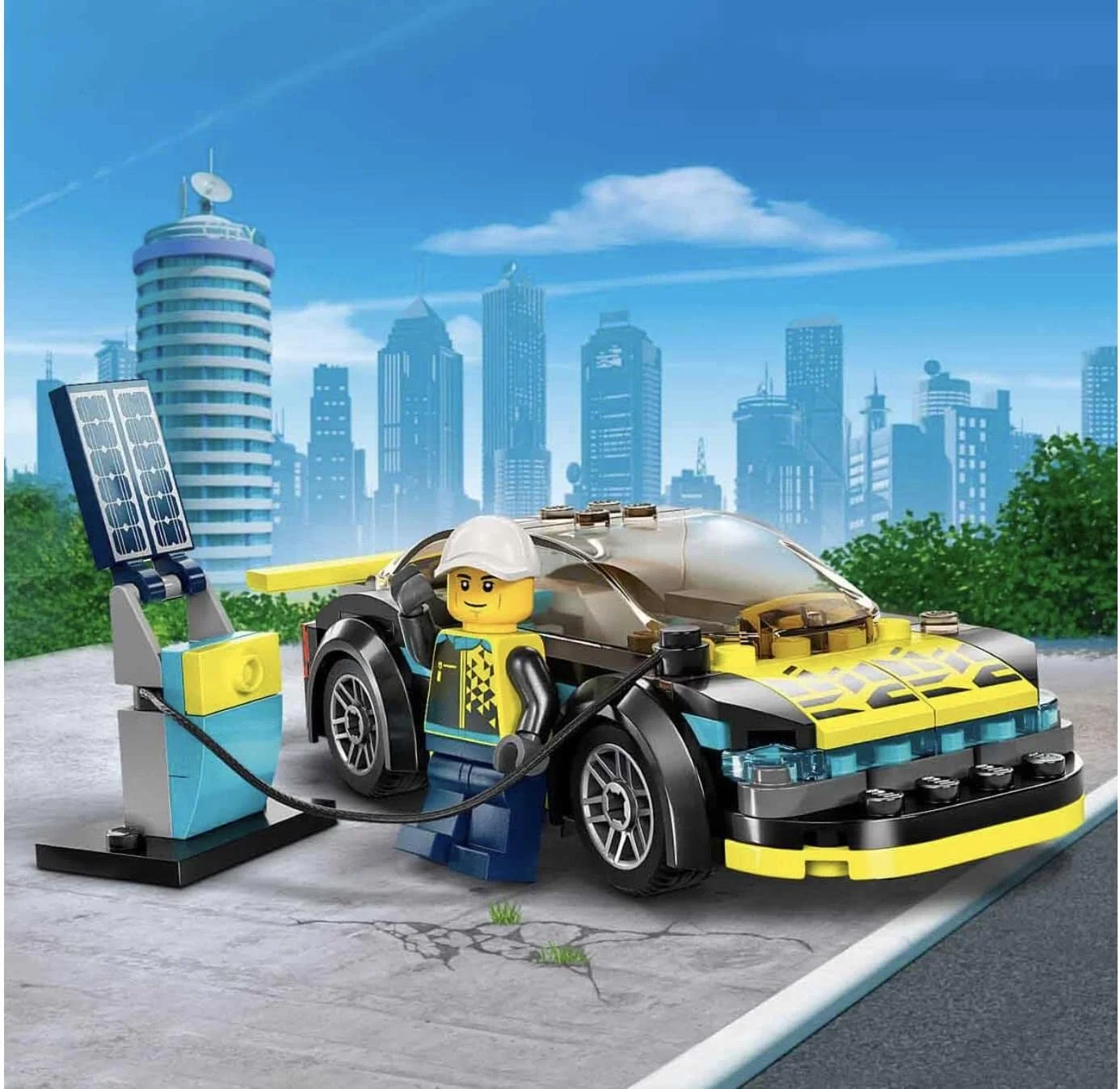 لگو 60383 City ماشین اسپرت الکتریکی، اسباب بازی برای پسران و دختران 5 سال به بالا، ست ماشین مسابقه برای کودکان به همراه مینی فیگور راننده مسابقه، اسباب بازی های ساختنی لگو 60383 City ماشین اسپرت الکتریکی، اسباب بازی برای پسران و دختران 5 سال به بالا، ست ماشین مسابقه برای کودکان به همراه مینی فیگور راننده مسابقه، اسباب بازی های ساختنی