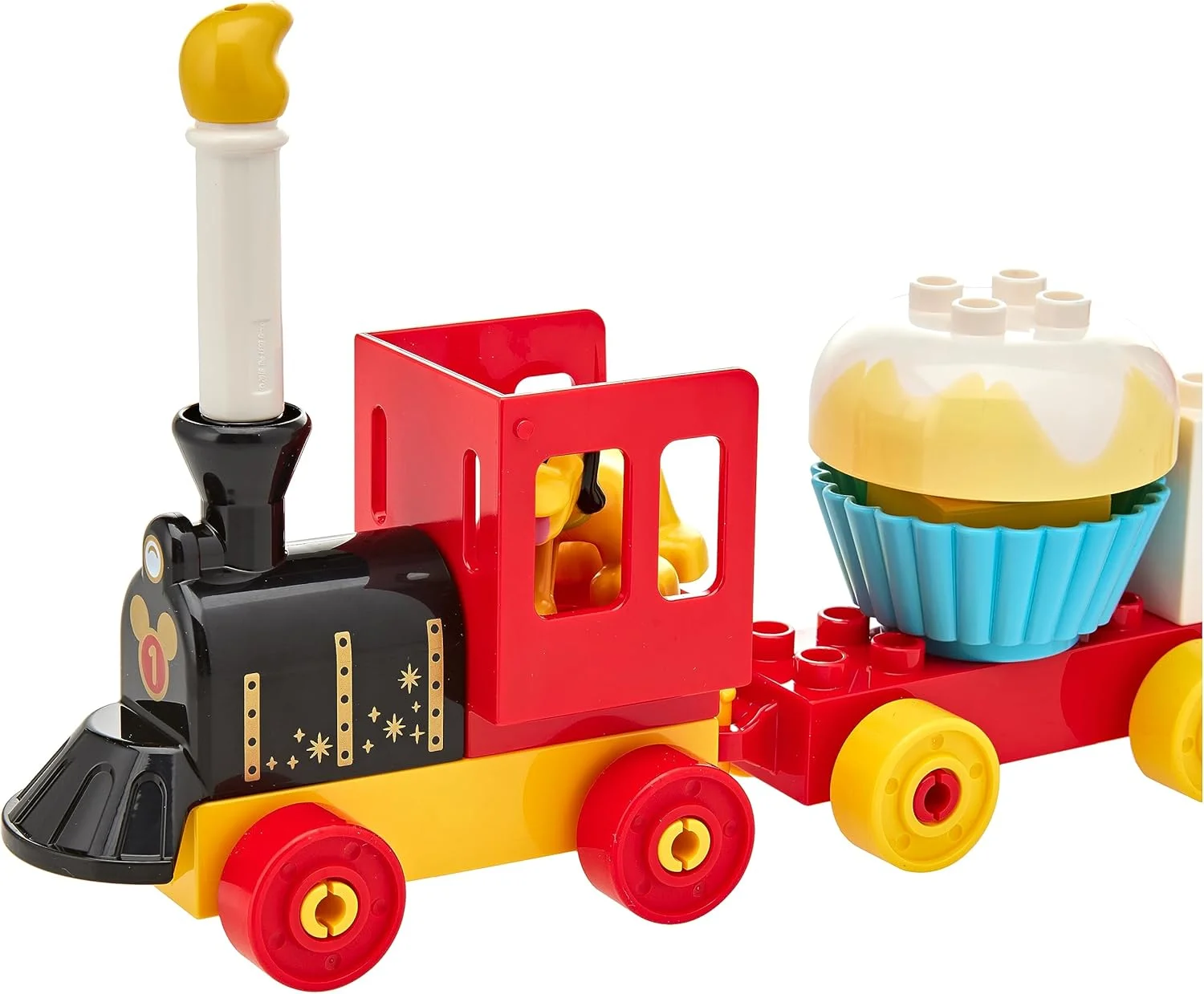 لگو 10941 DUPLO قطار تولد میکی و مینی دیزنی، اسباب بازی های ساختنی برای کودکان نوپا با آجرهای اعداد، کیک و بادکنک، هدیه برای دختران و پسران 2 ساله