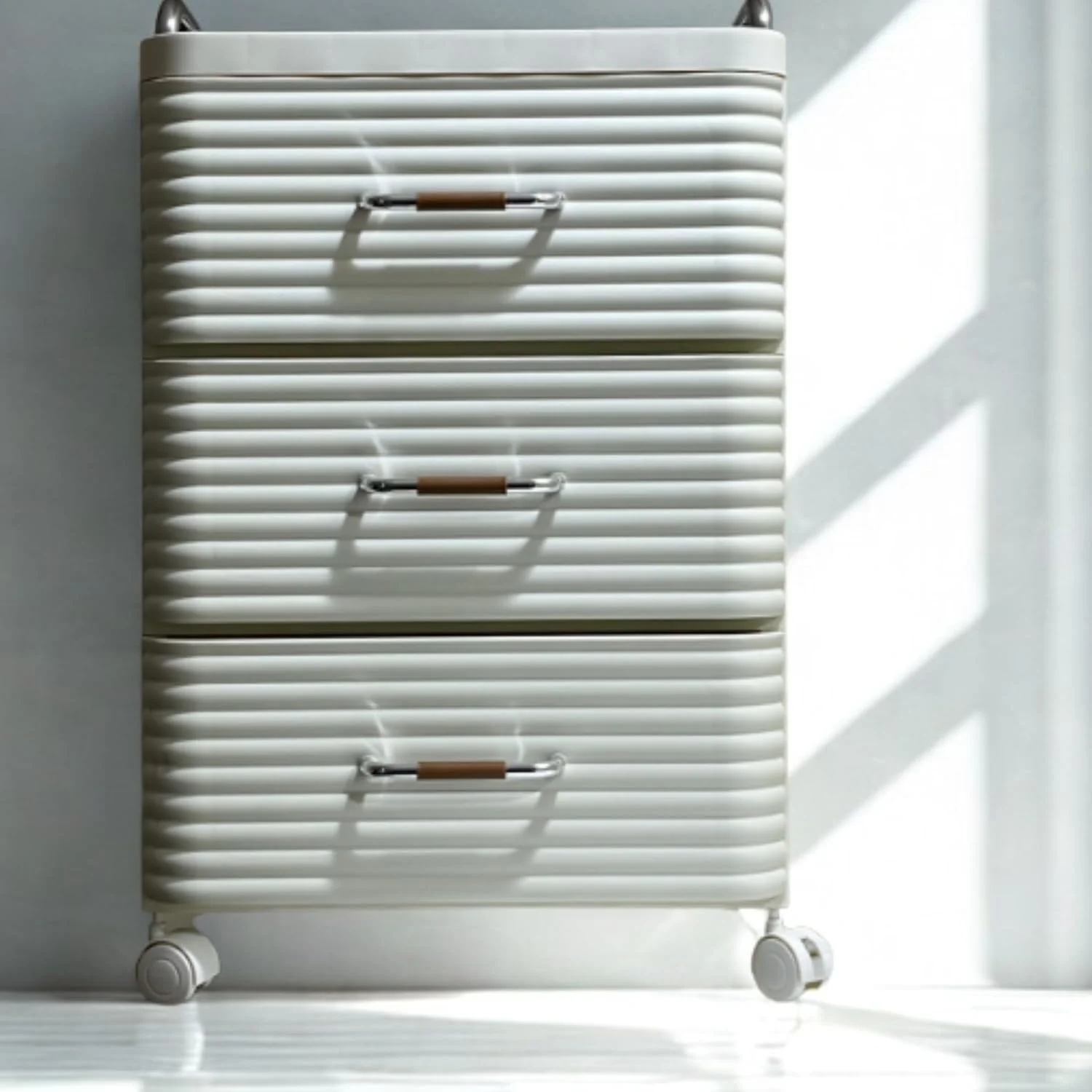 کابینت پلاستیکی کنار تختی – ارگنایزر چند منظوره 3 طبقه با کشو – کابینت جمع و جور 66 سانتی متری برای اتاق خواب، حمام و اتاق نشیمن کابینت پلاستیکی کنار تختی – ارگنایزر چند منظوره 3 طبقه با کشو – کابینت جمع و جور 66 سانتی متری برای اتاق خواب، حمام و اتاق نشیمن