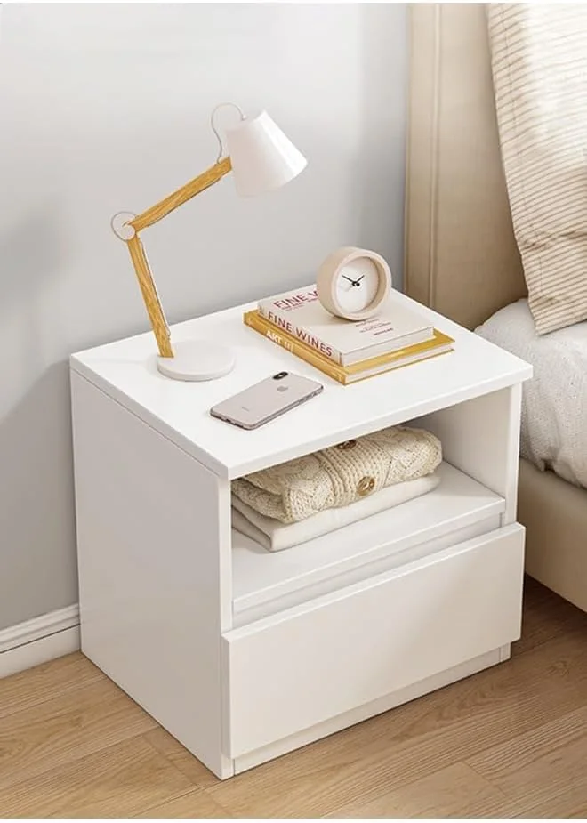 کابینت کنار تختی NKX Home با کشو و قفسه، مدل: SIDETABLE38 کابینت کنار تختی NKX Home با کشو و قفسه، مدل: SIDETABLE38