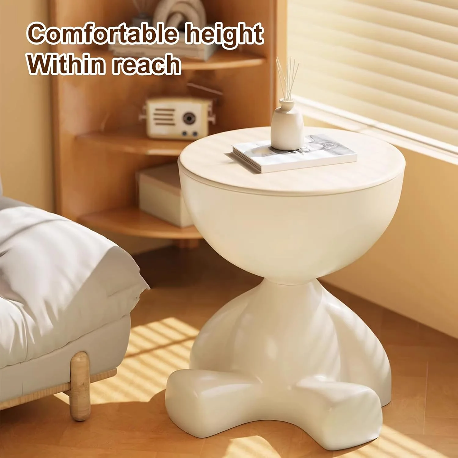 میز پاتختی کوچک | میز کنار تختی مدرن، میز کنار تخت مبلمان دکور خانه برای رستوران حمام خوابگاه بالکن خانه مزرعه قهوه خانه اتاق نشیمن هتل