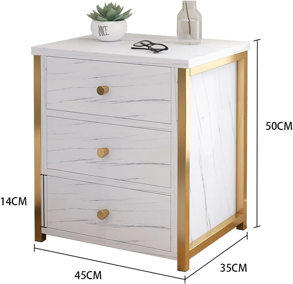 میز کنار تختی ساده MUMOO BEAR، میز شب چوبی با 3 کشو و سطح جادار برای کنار تخت یا مبل، میز کنار تختی مدرن برای اتاق خواب یا اتاق نشیمن، CT4 (سفید) میز کنار تختی ساده MUMOO BEAR، میز شب چوبی با 3 کشو و سطح جادار برای کنار تخت یا مبل، میز کنار تختی مدرن برای اتاق خواب یا اتاق نشیمن، CT4 (سفید)