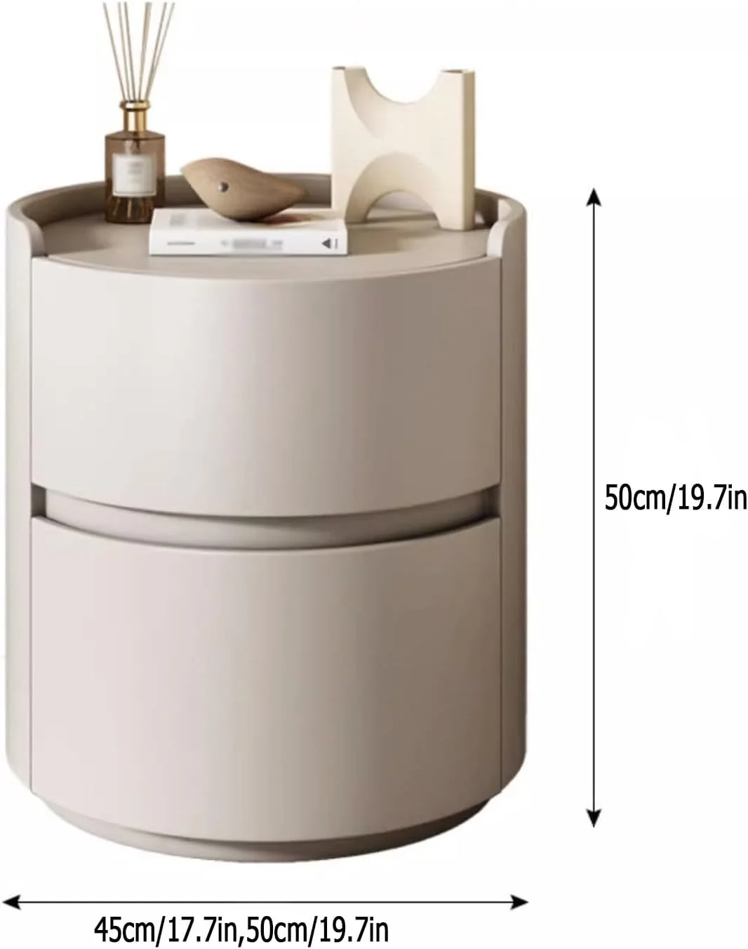 پاتختی گرد، میز کنار تختی چوبی مناسب اتاق خواب، میز کنار تختی با روکش چرمی، میز کنار تختی دارای کشو و قفسه مناسب اتاق نشیمن (رنگ: مشکی، سایز: 40x40x50) پاتختی گرد، میز کنار تختی چوبی مناسب اتاق خواب، میز کنار تختی با روکش چرمی، میز کنار تختی دارای کشو و قفسه مناسب اتاق نشیمن (رنگ: مشکی، سایز: 40x40x50)