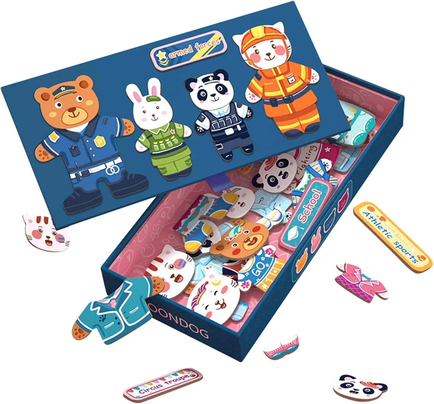 جعبه پازل لباس پوشیدنی خرس چوبی AM ANNA، پازل اره منبت کاری تطبیق و مرتب سازی، اسباب بازی های مرتب سازی چوبی خرس، خرگوش، پاندا، گربه برای کودکان 3 ساله، بازی های تطبیق لباس پوشیدنی حیوانات چوبی مغناطیسی برای کودکان نوپا جعبه پازل لباس پوشیدنی خرس چوبی AM ANNA، پازل اره منبت کاری تطبیق و مرتب سازی، اسباب بازی های مرتب سازی چوبی خرس، خرگوش، پاندا، گربه برای کودکان 3 ساله، بازی های تطبیق لباس پوشیدنی حیوانات چوبی مغناطیسی برای کودکان نوپا