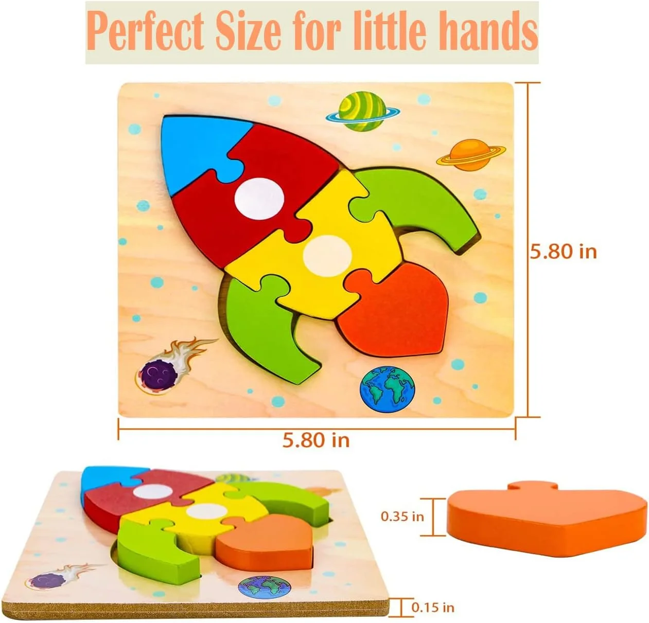 پازل های چوبی سه بعدی AM ANNA، 4 تکه، اسباب بازی های آموزشی و یادگیری برای کودکان نوپا، پازل های چوبی کودکانه برای کودکان 1، 2، 3 و 4 ساله، اسباب بازی های مونته سوری، هدیه برای پسران و دختران نوپا پازل های چوبی سه بعدی AM ANNA، 4 تکه، اسباب بازی های آموزشی و یادگیری برای کودکان نوپا، پازل های چوبی کودکانه برای کودکان 1، 2، 3 و 4 ساله، اسباب بازی های مونته سوری، هدیه برای پسران و دختران نوپا