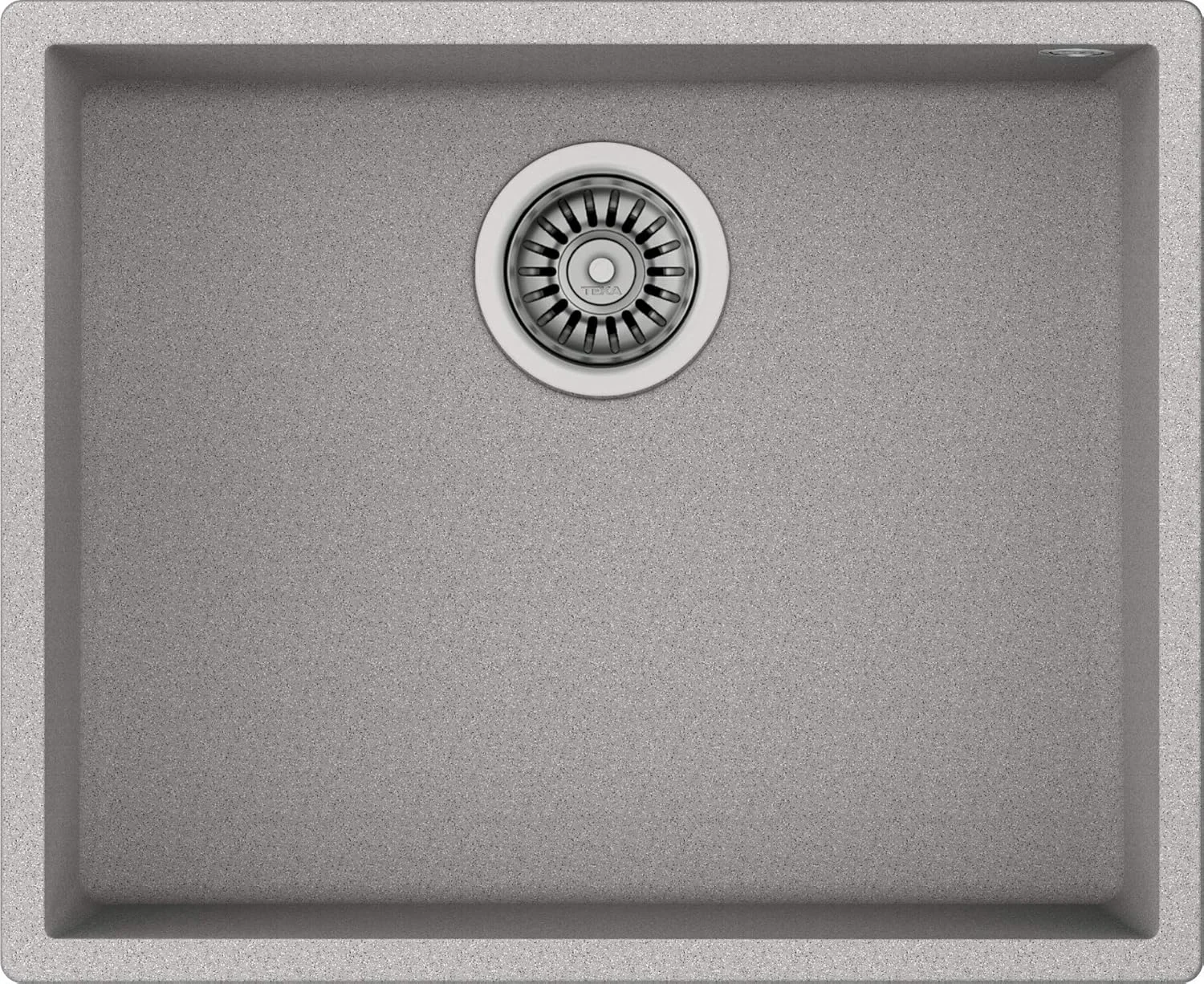 سینک ظرفشویی تک لگنه زیرکار تکا مدل SQUARE 50.40 TG از جنس گرانیت