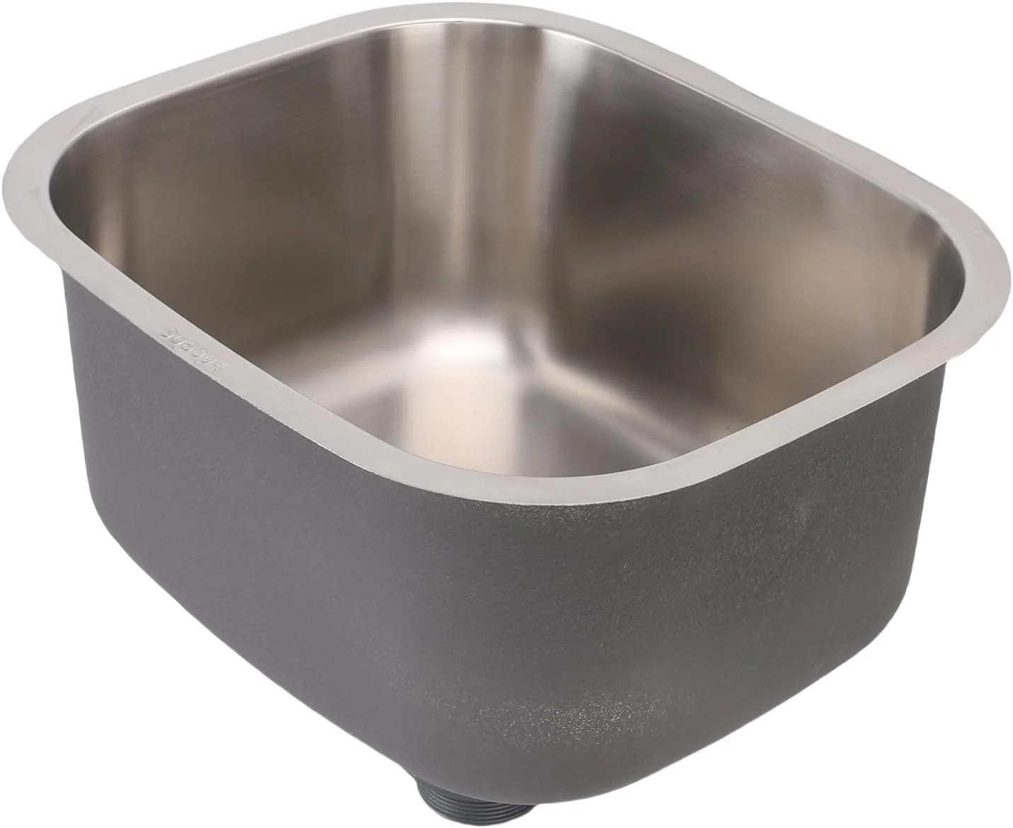 سینک ظرفشویی تک لگنه زیرکار YUEHISY، حوضچه ضد زنگ استیل 304، کاربرد چند منظوره برای خانه، بار، حمام، شیک و کاربردی