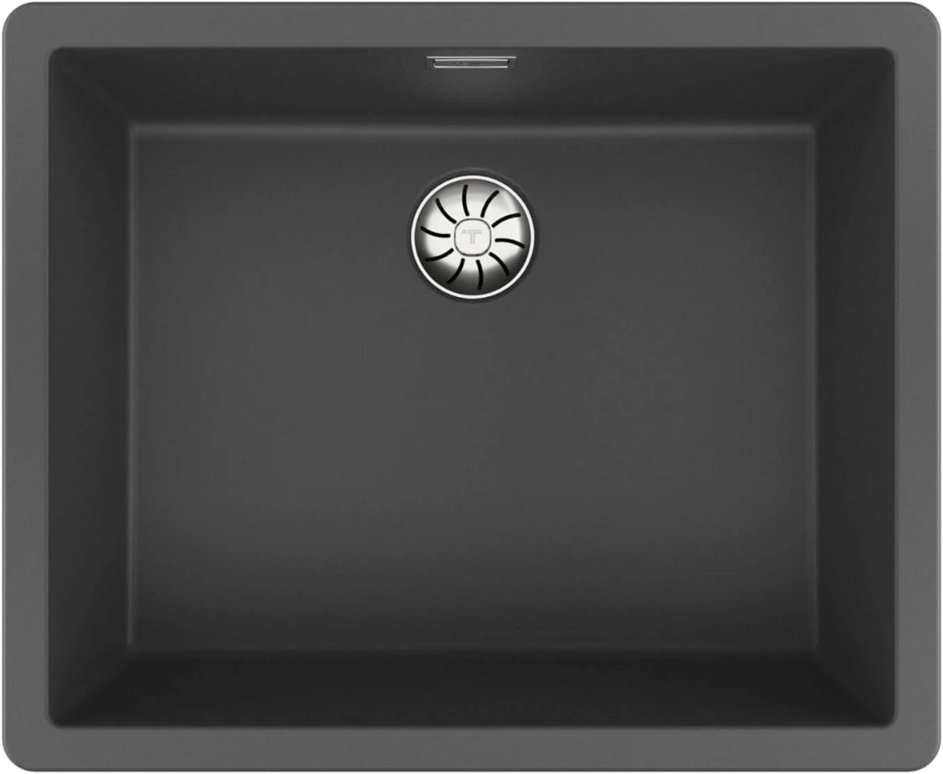 سینک آشپزخانه تک لگنه گرانیتی توکار/روکار تکا مدل Radea R10 50.40 M-TG سایز 556x456 MM