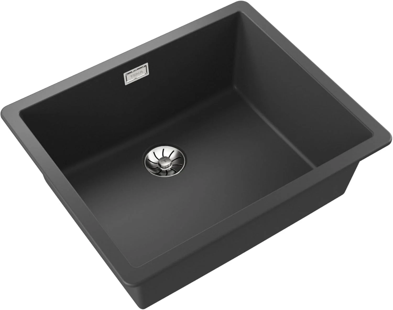 سینک آشپزخانه تک لگنه گرانیتی توکار/روکار تکا مدل Radea R10 50.40 M-TG سایز 556x456 MM