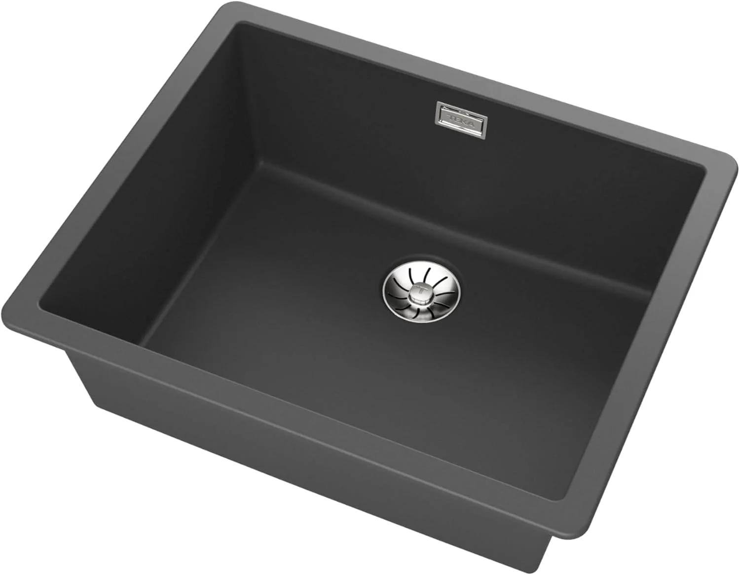 سینک آشپزخانه تک لگنه گرانیتی توکار/روکار تکا مدل Radea R10 50.40 M-TG سایز 556x456 MM