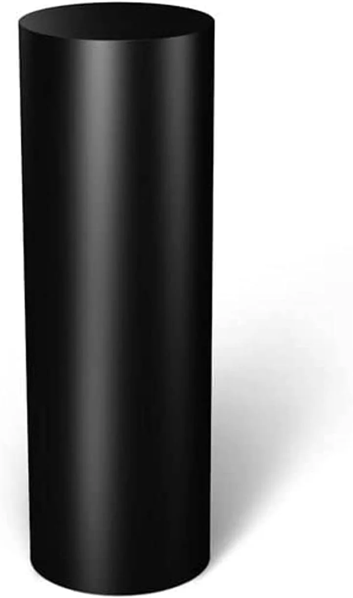 لاماک کرافتس - پایه استوانه ای فلزی برای اتاق نشیمن/باغ بیرونی/اتاق خواب/میز کنار تختی/چهارپایه (30x30x65، مشکی) لاماک کرافتس - پایه استوانه ای فلزی برای اتاق نشیمن/باغ بیرونی/اتاق خواب/میز کنار تختی/چهارپایه (30x30x65، مشکی)