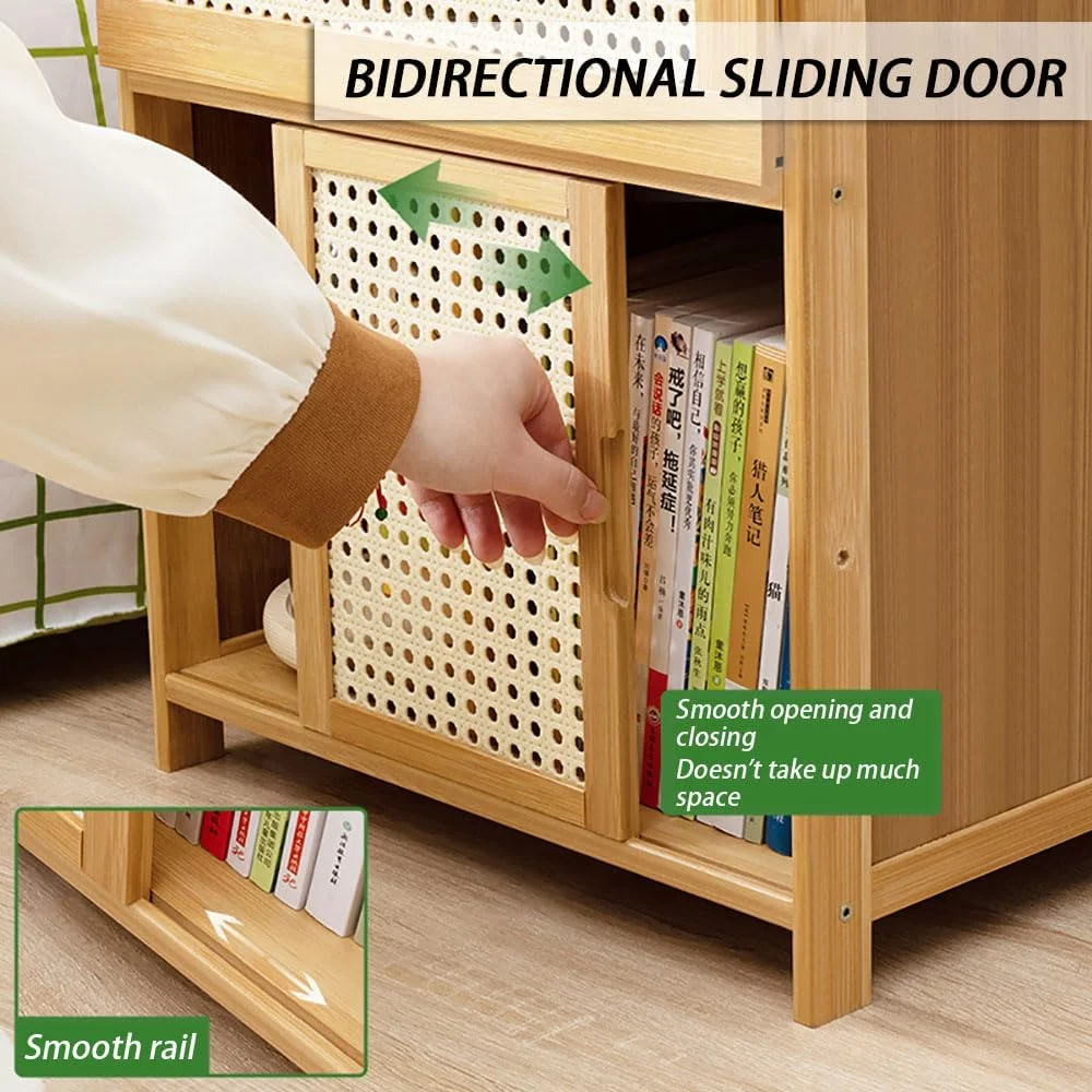 میز کنار تختی ساده مومو خرسه، میز کنار تخت خواب چوبی بامبو مدرن، کابینت کوچک کنار تخت با کشو و درب کشویی برای اتاق خواب، اتاق نشیمن، مبل (رنگ چوب) میز کنار تختی ساده مومو خرسه، میز کنار تخت خواب چوبی بامبو مدرن، کابینت کوچک کنار تخت با کشو و درب کشویی برای اتاق خواب، اتاق نشیمن، مبل (رنگ چوب)