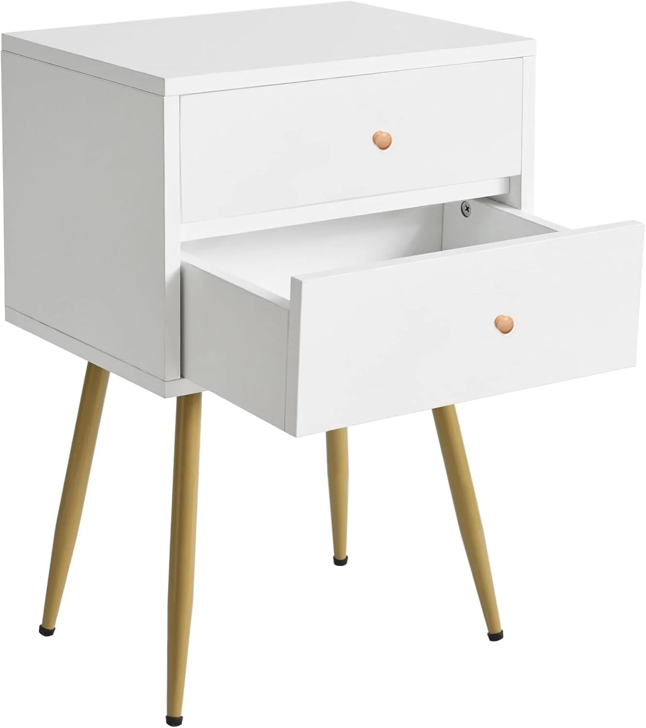 میز پاتختی GGEROU با کشو، میز کنار تختی مدرن، میز پاتختی، میزهای کوچک جانبی، پایه های چوبی محکم، میز انتهایی برای فضاهای کوچک، محکم و پایدار، برای دفتر، اتاق خواب، مطالعه (2 کشو) میز پاتختی GGEROU با کشو، میز کنار تختی مدرن، میز پاتختی، میزهای کوچک جانبی، پایه های چوبی محکم، میز انتهایی برای فضاهای کوچک، محکم و پایدار، برای دفتر، اتاق خواب، مطالعه (2 کشو)