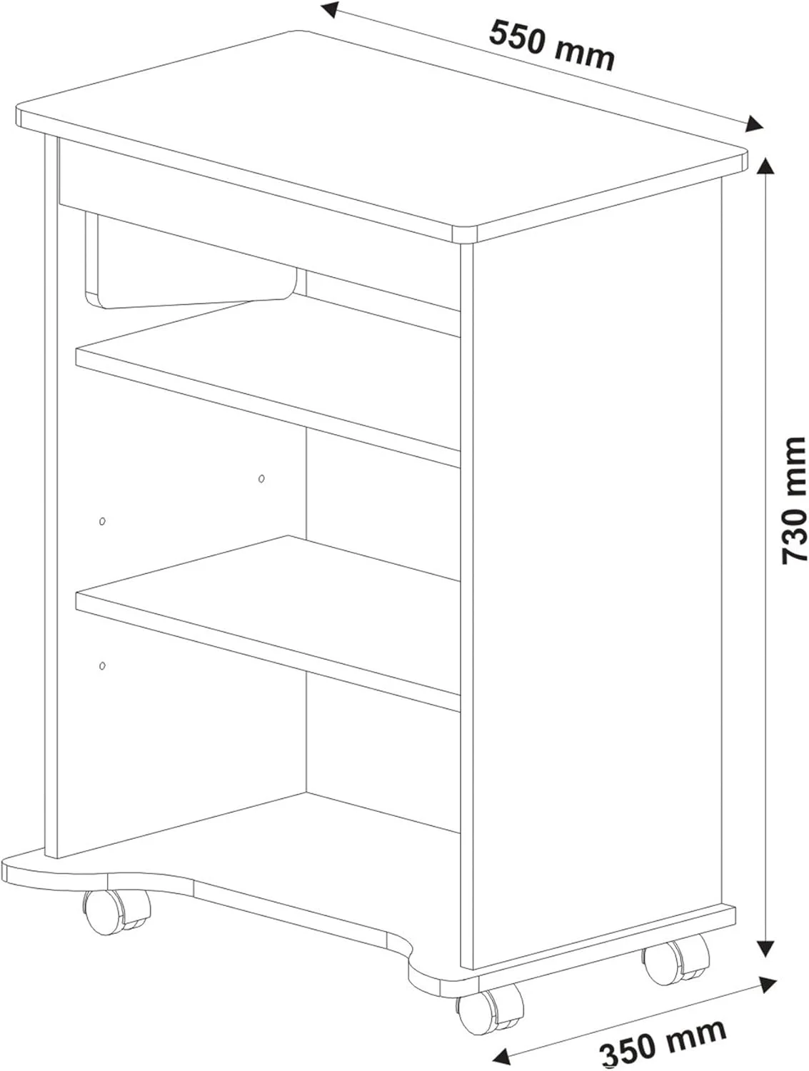 میز کامپیوتر رومیزی آرتلی سفید (7899307505966) میز کامپیوتر رومیزی آرتلی سفید (7899307505966)