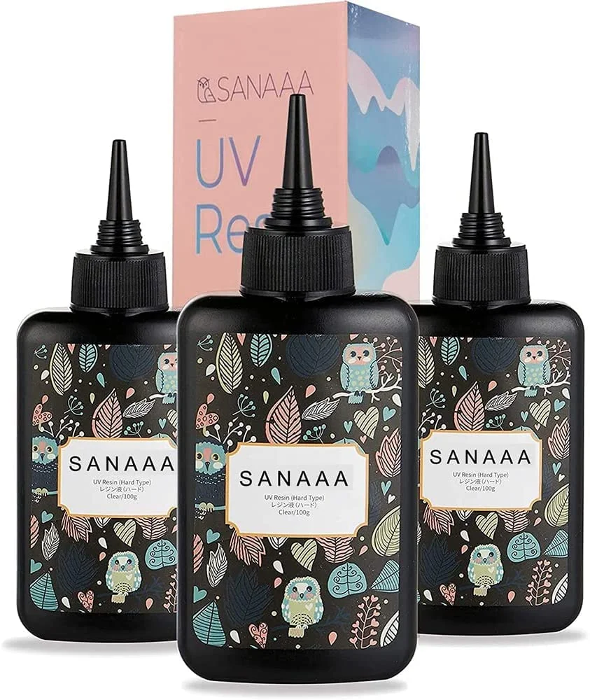 رزین کیور شفاف سخت SANAAA، 300 گرم، شفاف