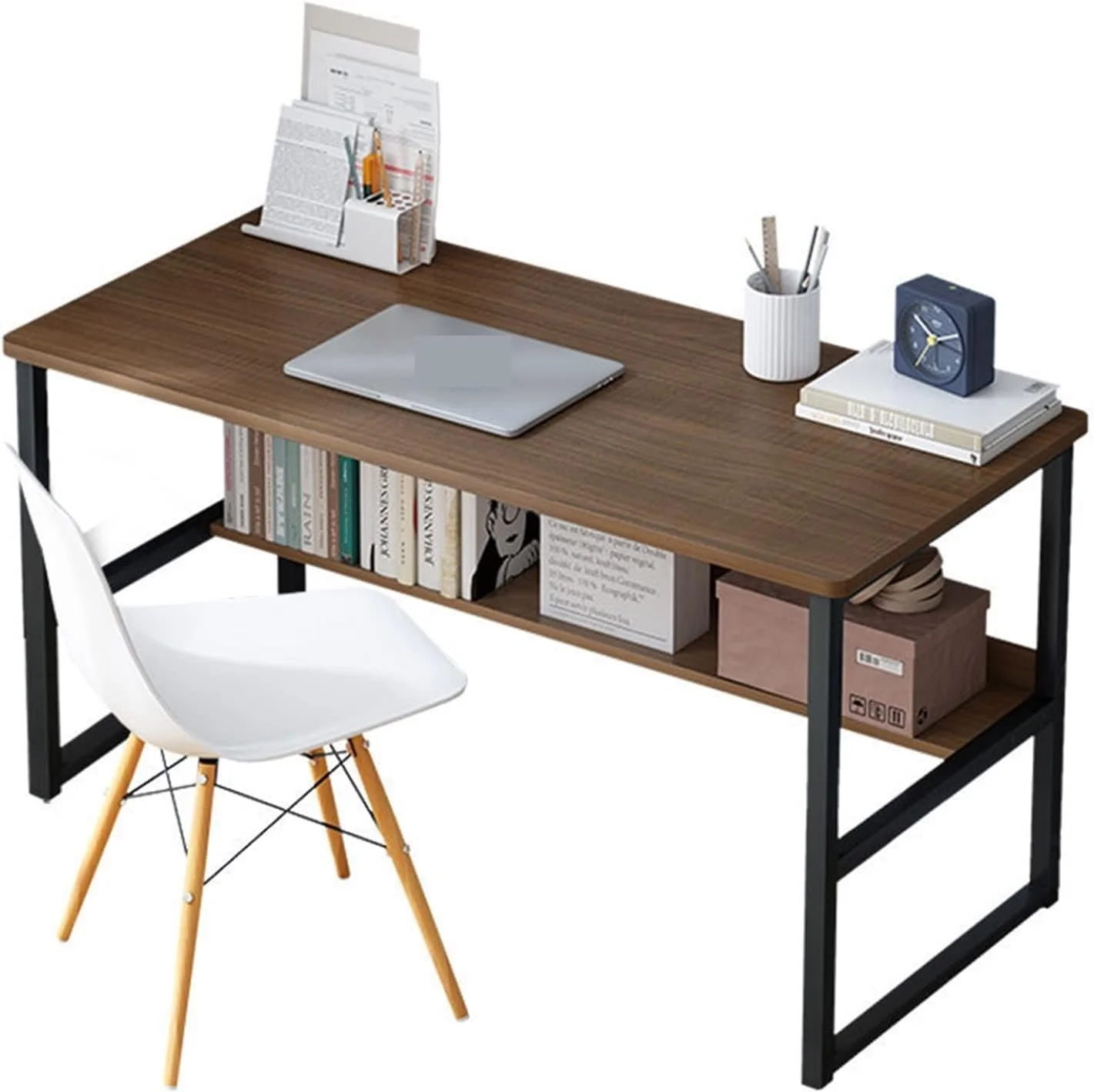 میز کار ZKSKOX، میز کوچک، مناسب اتاق خواب، ساده، کامپیوتر، مستطیلی، دانش آموزی، مطالعه