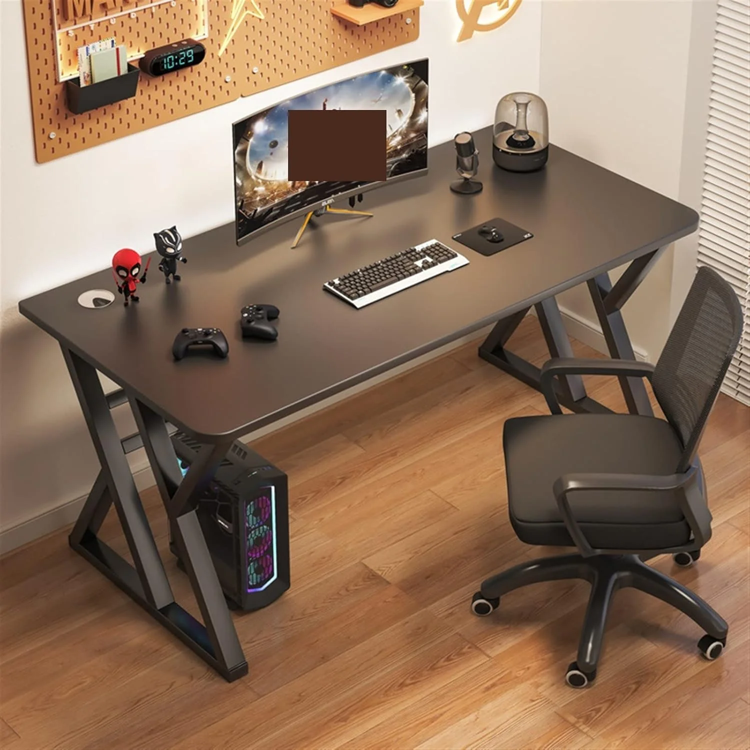 میز کار ZKSKOX، میز کامپیوتر رومیزی خانگی، میز تحریر اتاق خواب دانشجویی میز کار ZKSKOX، میز کامپیوتر رومیزی خانگی، میز تحریر اتاق خواب دانشجویی