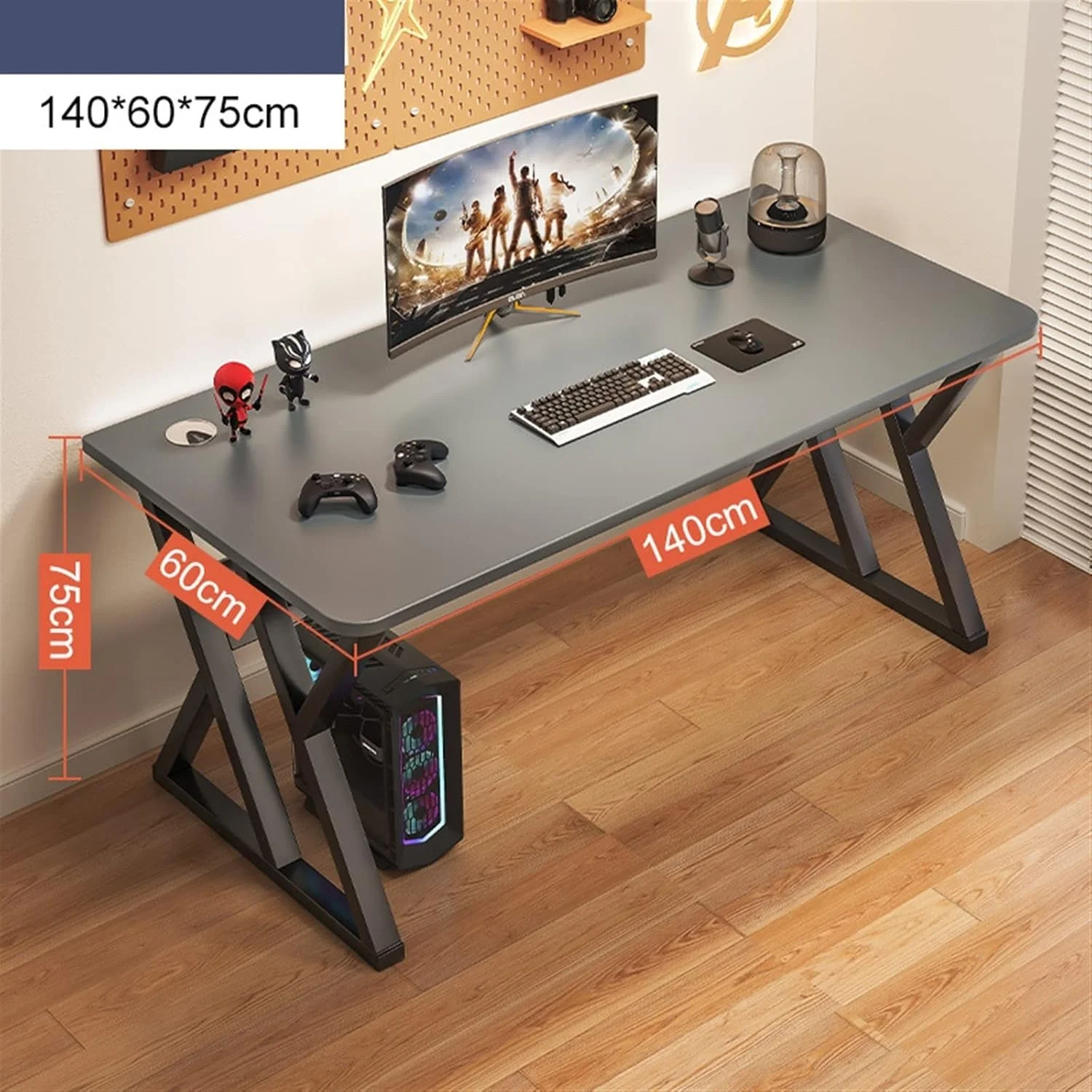 میز کار ZKSKOX، میز کامپیوتر رومیزی خانگی، میز تحریر اتاق خواب دانشجویی میز کار ZKSKOX، میز کامپیوتر رومیزی خانگی، میز تحریر اتاق خواب دانشجویی