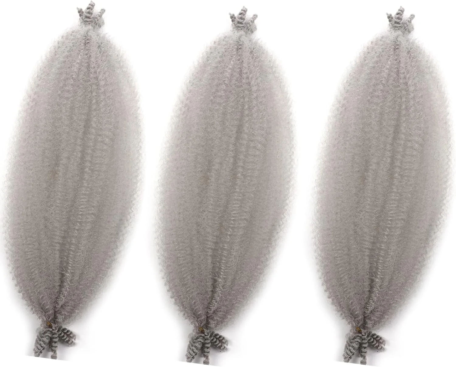 مو بافت مارلی خاکستری 40 سانتی متر، موی بافت مارلی برای بافت موی فنری، سافت لاکس، پشن تویست، باترفلای لاکس، فاکس لاکس، موی بافت قلاب بافی برای زنان، کوبان تویست، آفرو تویست