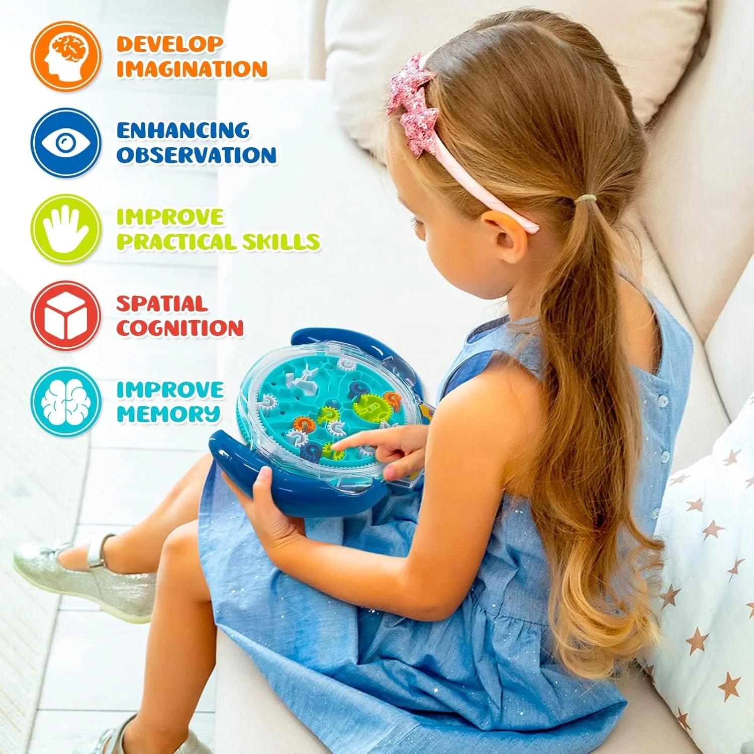 آزون بازی فکری توپ مارپیچ جاذبه، اسباب بازی پازل توپ مارپیچ هدیه برای نوجوانان و بزرگسالان، پازل های فکری برای کودکان 2-8 ساله، پازل سه بعدی مارپیچ، بازی لابیرنت سنگ مرمر با دو توپ فولادی آزون بازی فکری توپ مارپیچ جاذبه، اسباب بازی پازل توپ مارپیچ هدیه برای نوجوانان و بزرگسالان، پازل های فکری برای کودکان 2-8 ساله، پازل سه بعدی مارپیچ، بازی لابیرنت سنگ مرمر با دو توپ فولادی