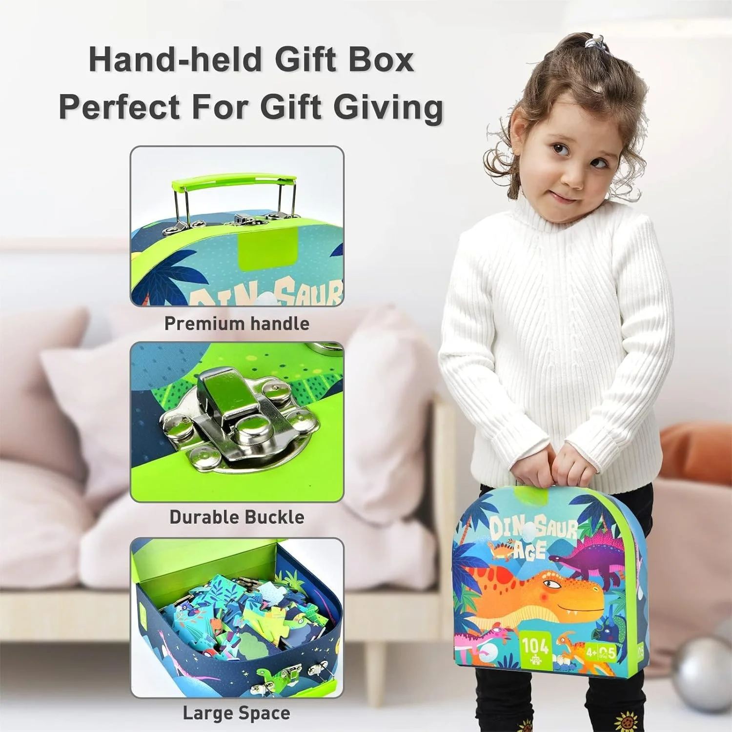 پازل های آزون با ابعاد 27.5 در 15.7 اینچ برای کودکان 4 تا 8 سال، اسباب بازی های آموزشی و یادگیری پیش دبستانی، پازل های اره منبت کاری برای کودکان 6 تا 10 سال، پازل های کف بازی کودکان نوپا با جعبه نگهداری (پازل عصر دایناسور) پازل های آزون با ابعاد 27.5 در 15.7 اینچ برای کودکان 4 تا 8 سال، اسباب بازی های آموزشی و یادگیری پیش دبستانی، پازل های اره منبت کاری برای کودکان 6 تا 10 سال، پازل های کف بازی کودکان نوپا با جعبه نگهداری (پازل عصر دایناسور)