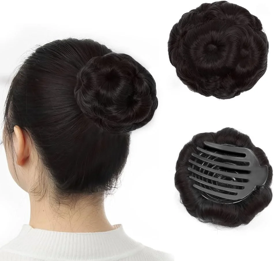 اکستنشن مو ویویان برای خانم ها، 1 عدد اکستنشن موی آماده عروس، موی مصنوعی مصنوعی، مدل موی جودا برای خانم ها، اکستنشن موی شیک رنگ قهوه ای، مدل موی بافته برای دختران