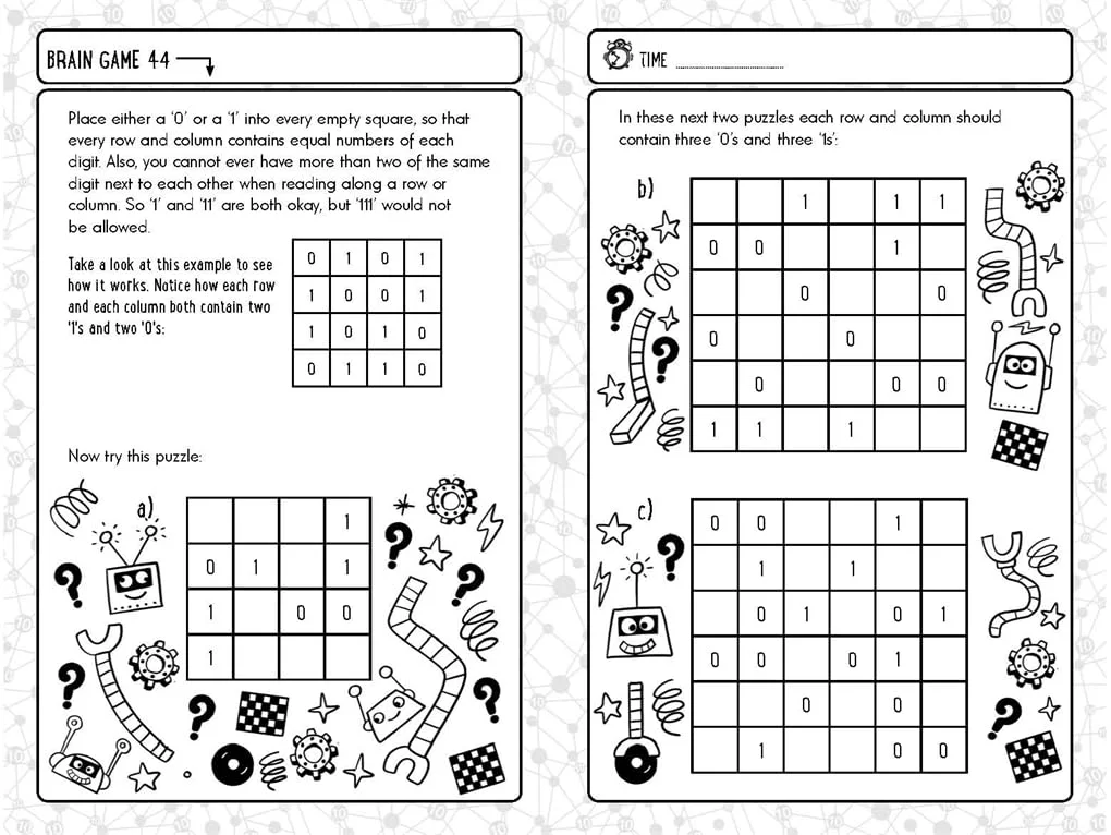 بازی های فکری برای بچه های باهوش 10 ساله: بیش از 100 پازل برای تقویت قدرت مغز شما بازی های فکری برای بچه های باهوش 10 ساله: بیش از 100 پازل برای تقویت قدرت مغز شما