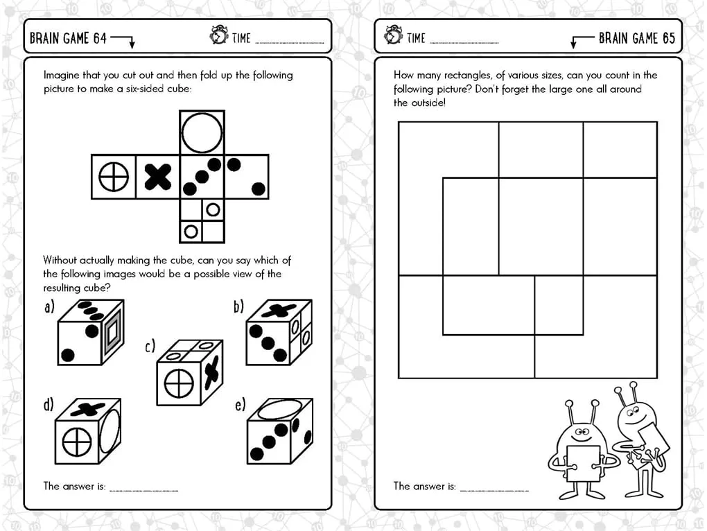 بازی های فکری برای بچه های باهوش 10 ساله: بیش از 100 پازل برای تقویت قدرت مغز شما بازی های فکری برای بچه های باهوش 10 ساله: بیش از 100 پازل برای تقویت قدرت مغز شما