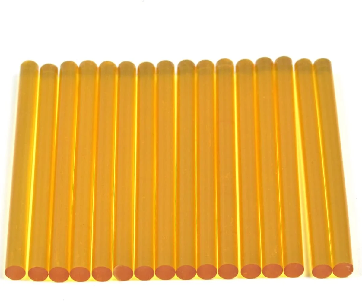 چسب کراتین تفنگی YTBYT بسته 16 عددی برای اکستنشن موی حرفه ای (زرد)