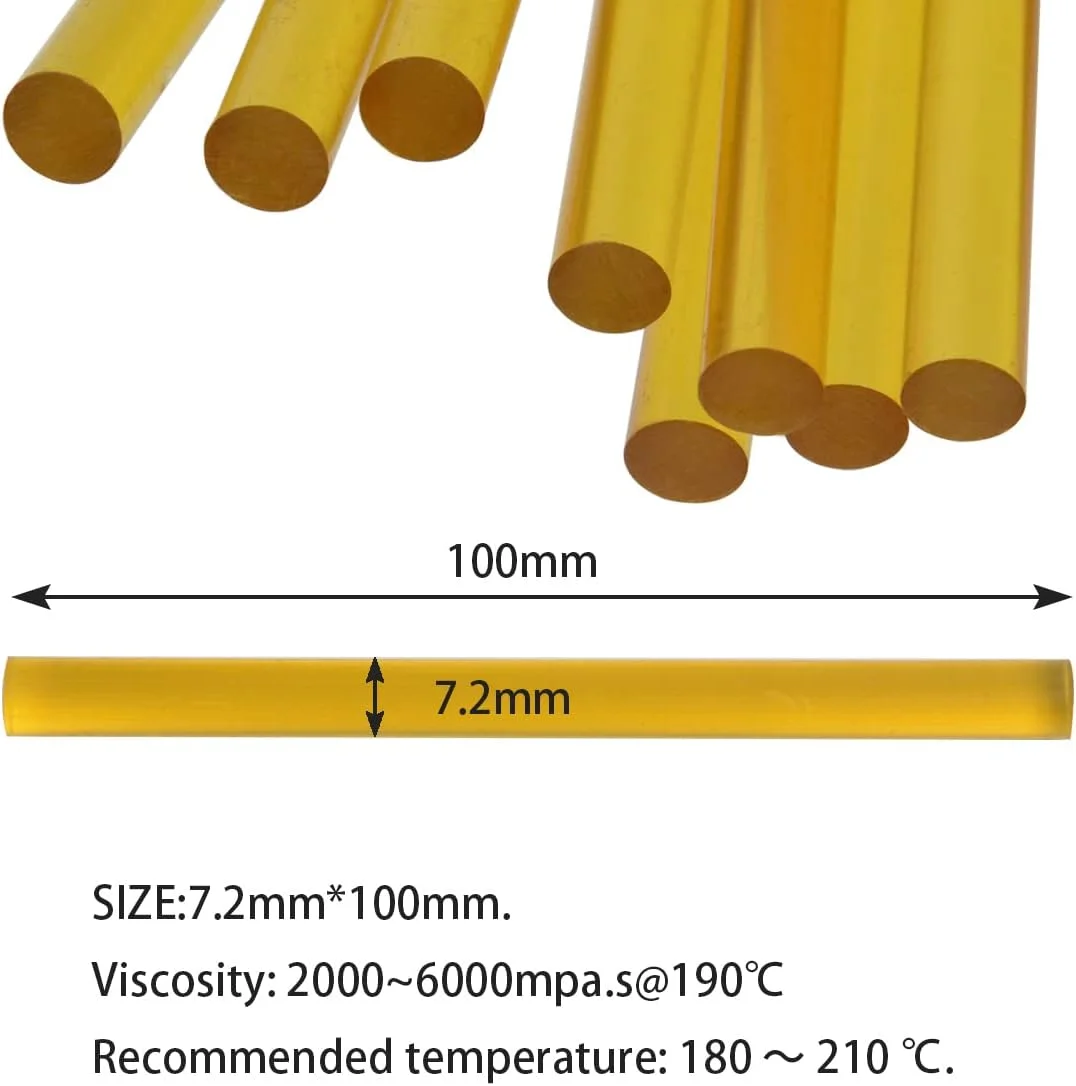 چسب کراتین تفنگی YTBYT بسته 16 عددی برای اکستنشن موی حرفه ای (زرد) چسب کراتین تفنگی YTBYT بسته 16 عددی برای اکستنشن موی حرفه ای (زرد)