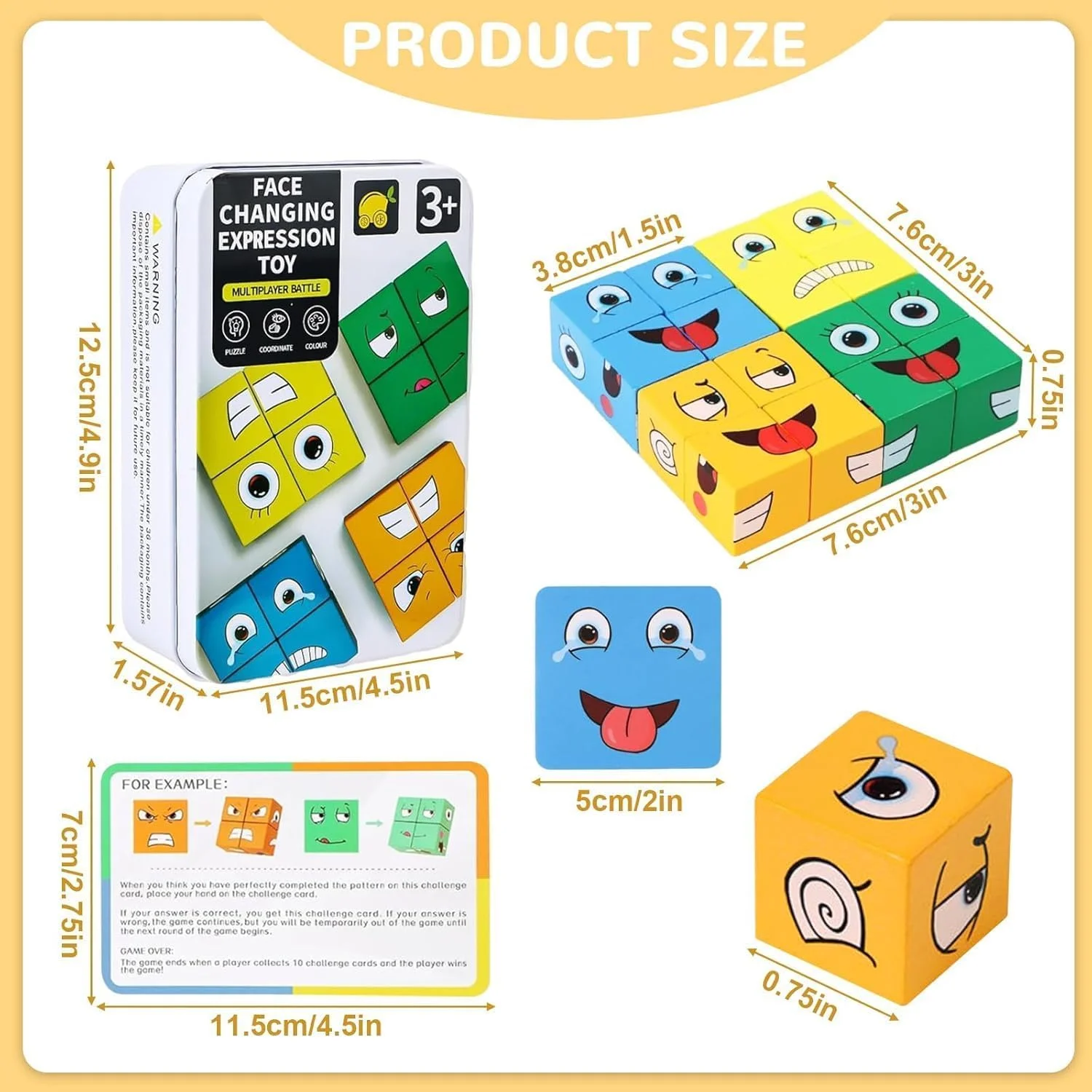 بازی مکعب جادویی تغییر چهره چوبی، بلوک های ساختنی پازل سه بعدی Azonee، پازل بلوک چهره، پازل تغییر چهره، بلوک های ساختنی چوبی پازل بیان برای بازی خانوادگی برای کودکان و بزرگسالان بازی مکعب جادویی تغییر چهره چوبی، بلوک های ساختنی پازل سه بعدی Azonee، پازل بلوک چهره، پازل تغییر چهره، بلوک های ساختنی چوبی پازل بیان برای بازی خانوادگی برای کودکان و بزرگسالان