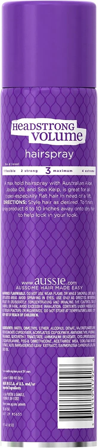 اسپری مو حجم دهنده قوی Aussie، 295 میلی لیتر