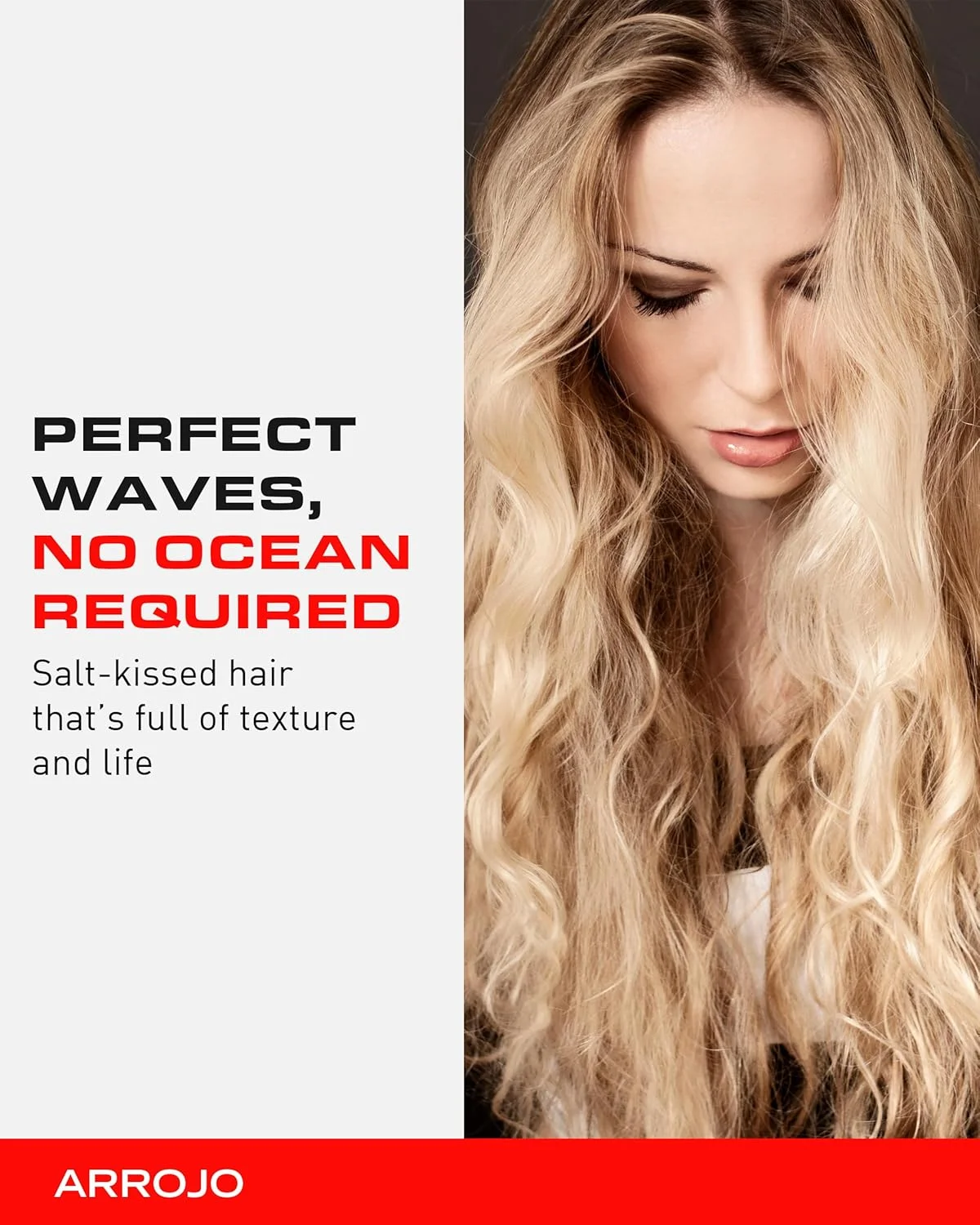 اسپری نمک دریایی مو آروژو ویو میست - اسپری بافت دهنده طبیعی برای ایجاد موهای موج دار ساحلی و فعال کردن فر - اسپری مو حاوی نمک دریایی و جلبک دریایی - اسپری موج ساحلی بدون تست حیوانی (246 میلی لیتر)