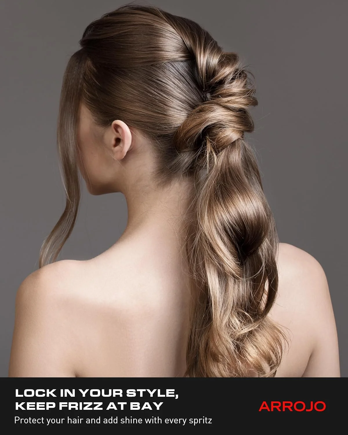 اسپری موی قوی Arrojo Fierce – بدون سولفات و پارابن – اسپری ضد رطوبت و براق کننده برای انواع مو، 177 میلی لیتر